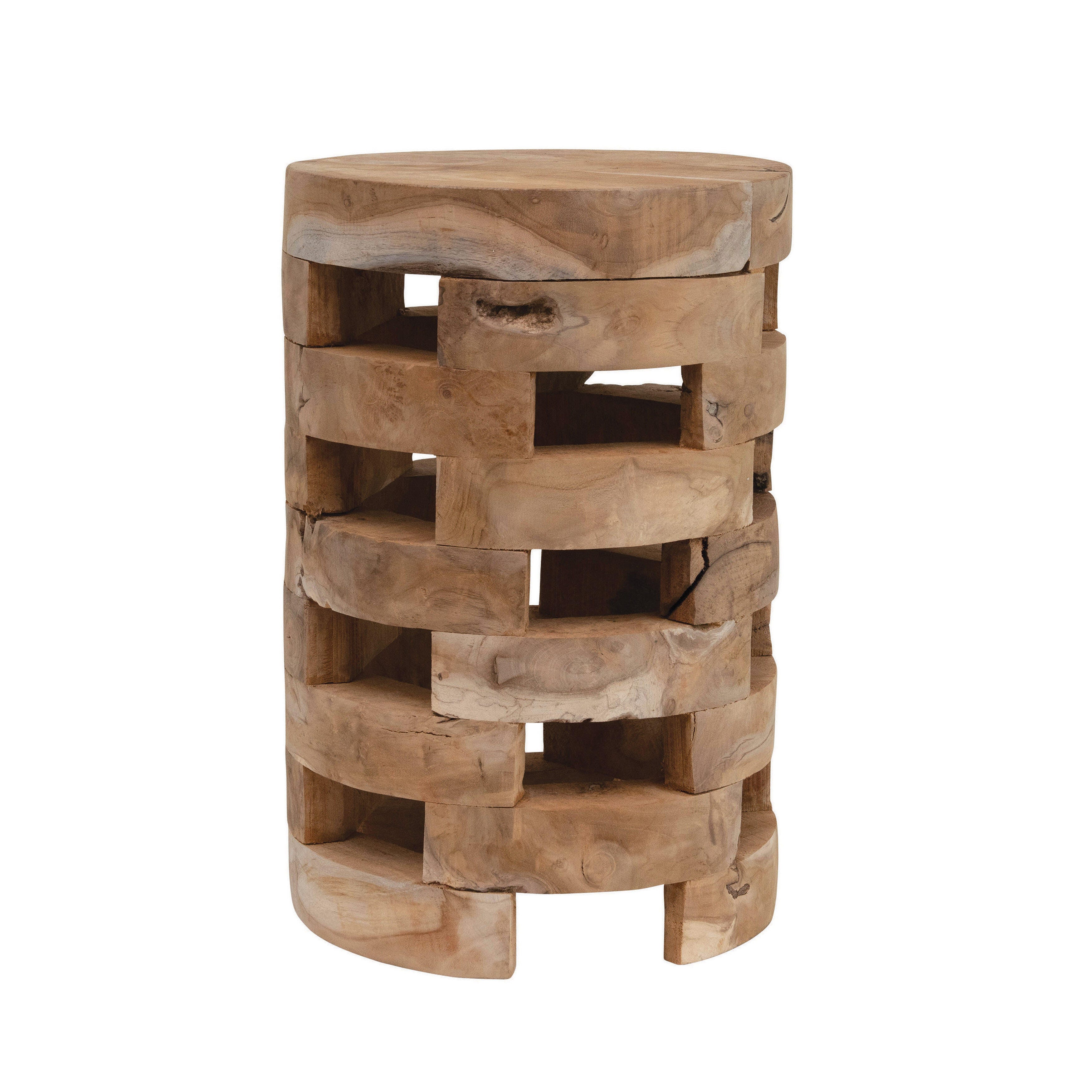 Storied Home Round Stool, , large