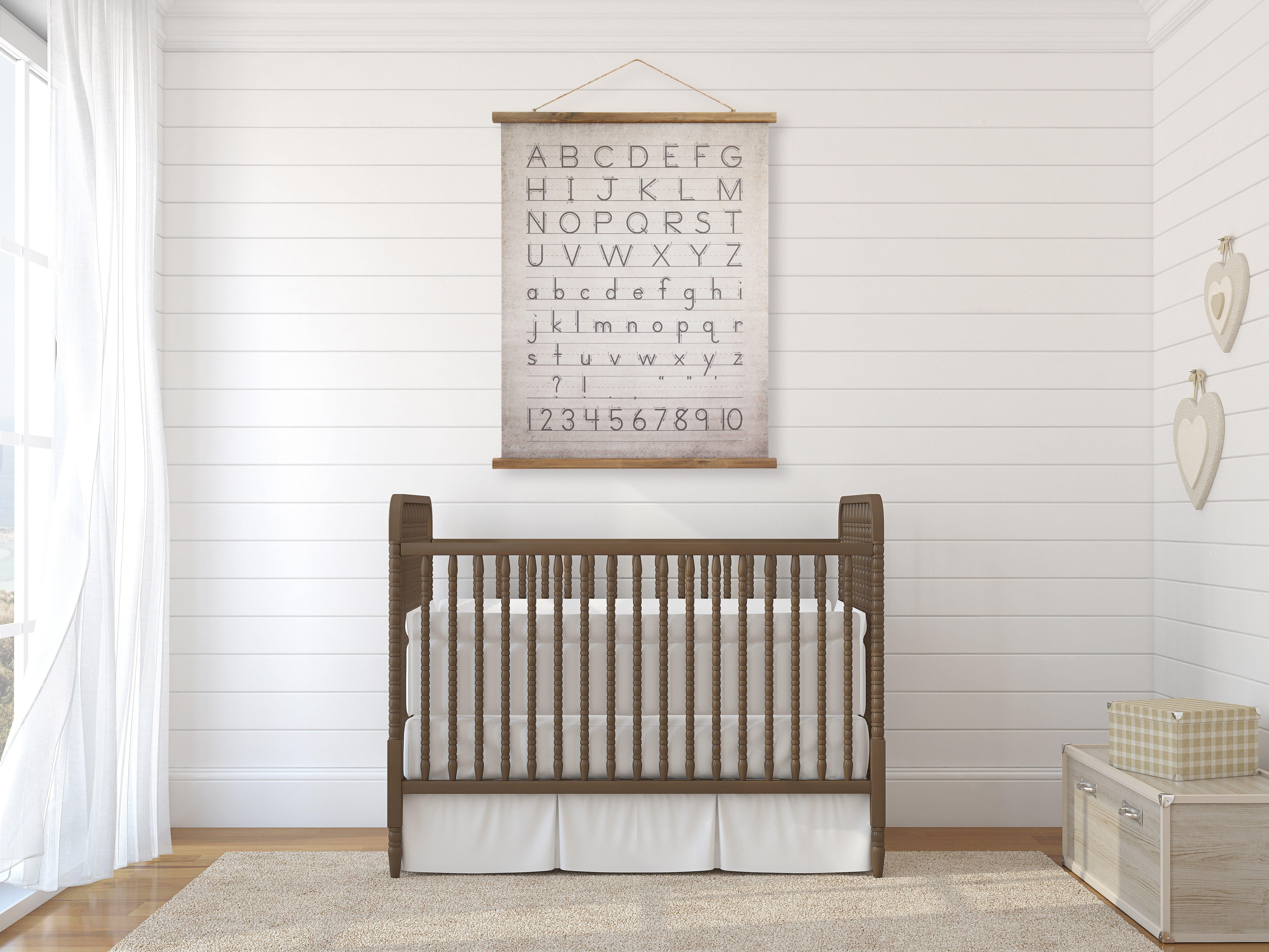 Storied Home Alphabet and Numbers Wall Decor, , large