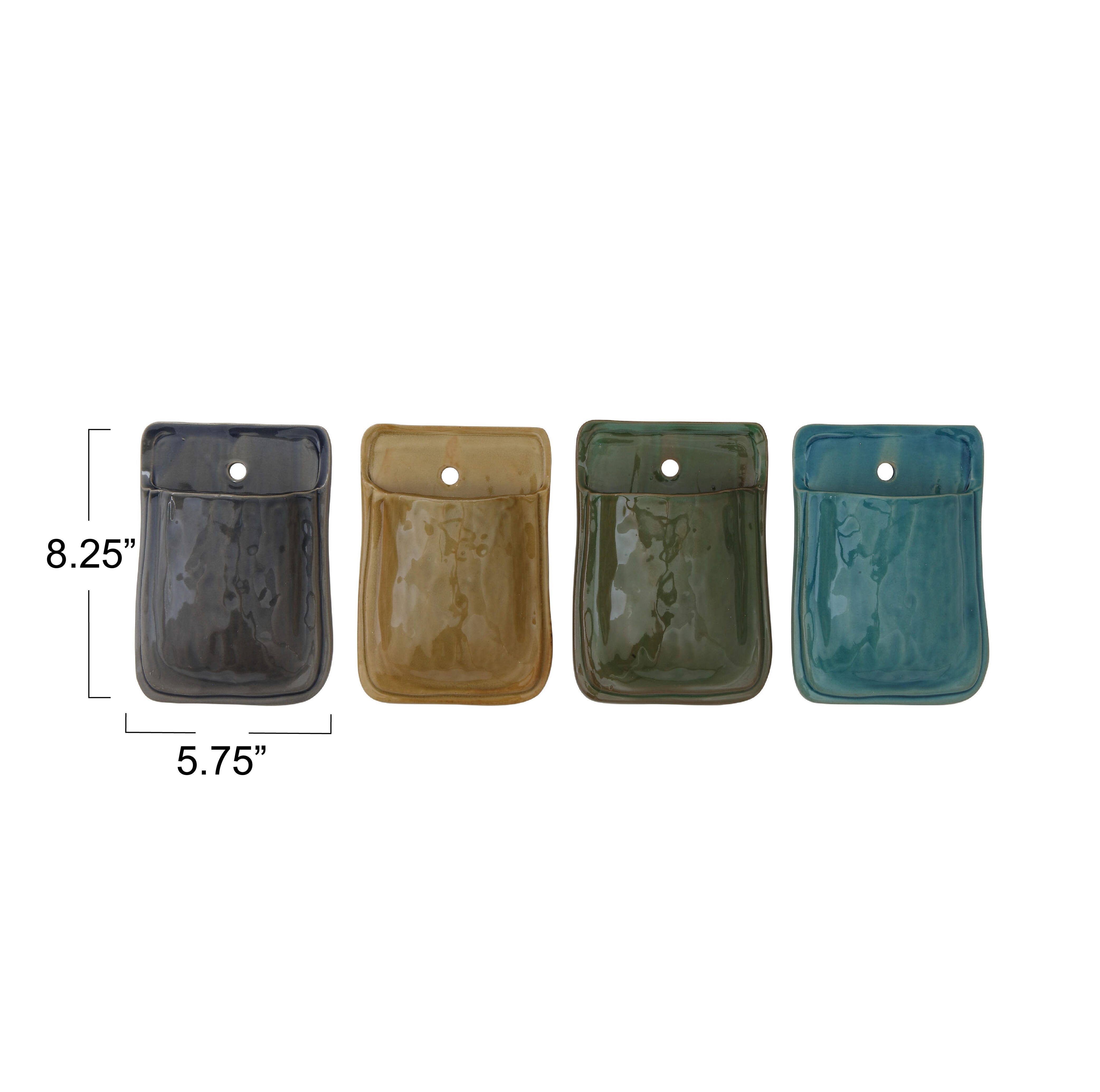 Storied Home Wall Planter (Set of 4), , large