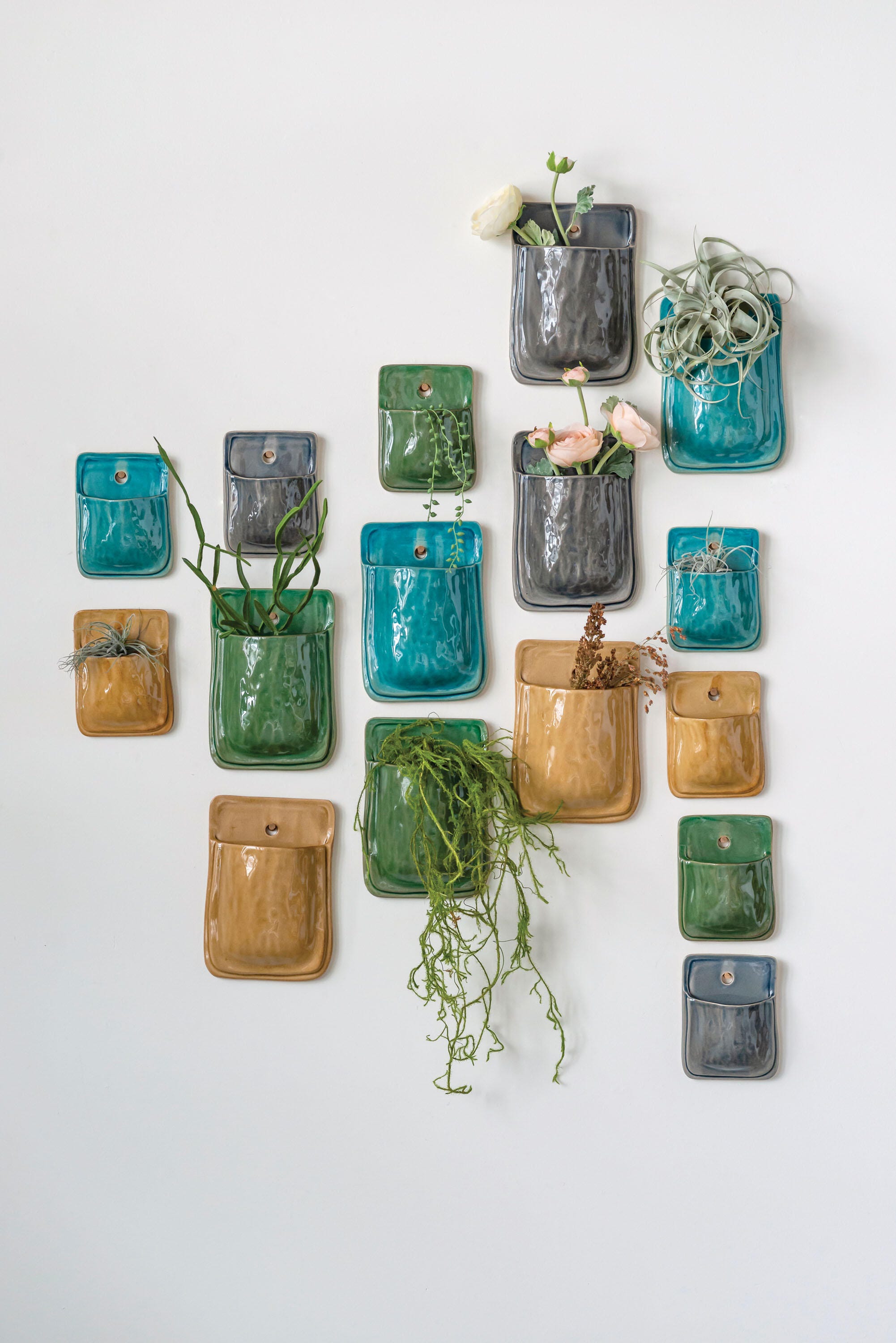 Storied Home Wall Planter (Set of 4), , large