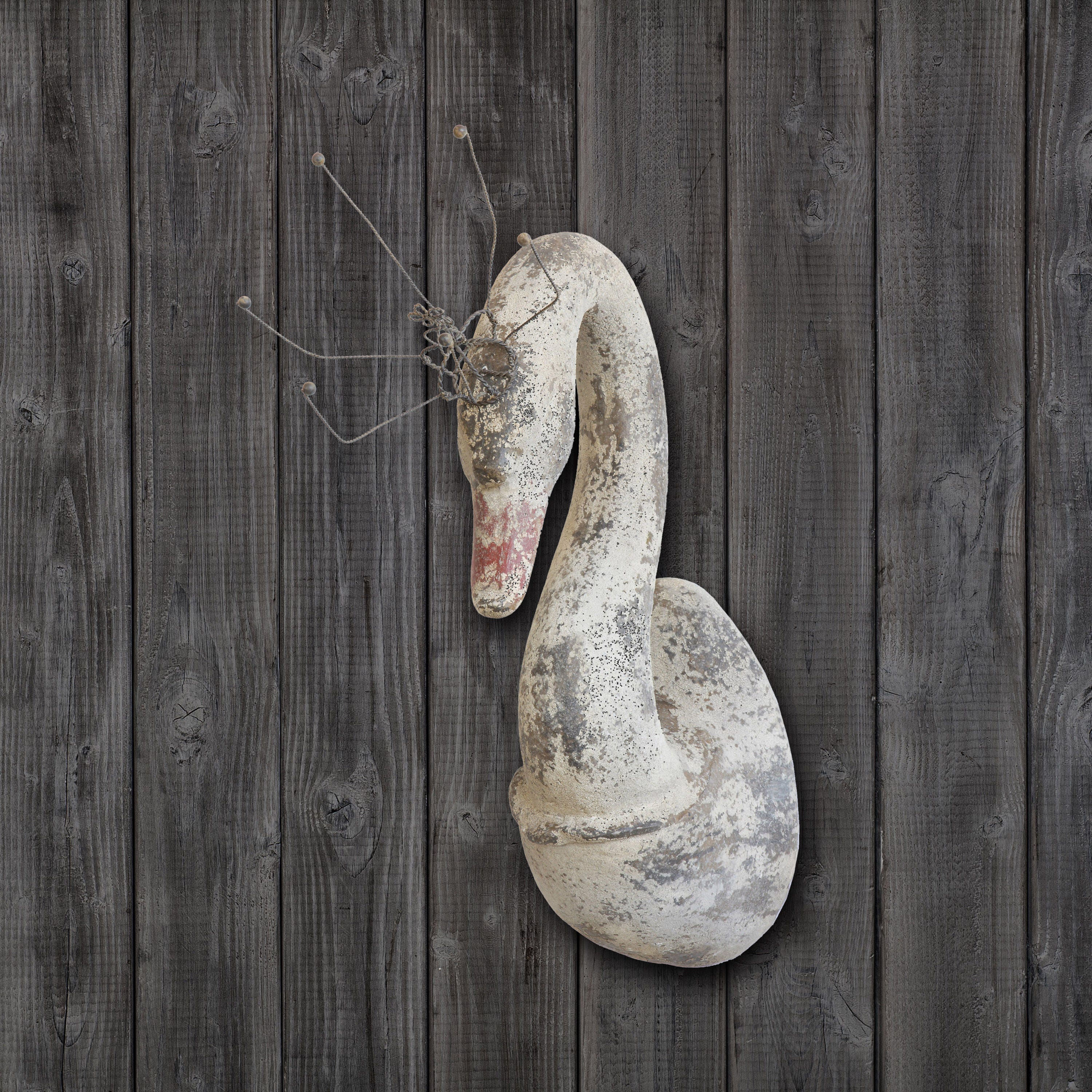 Storied Home Magnesia Swan Wall Decor, , large