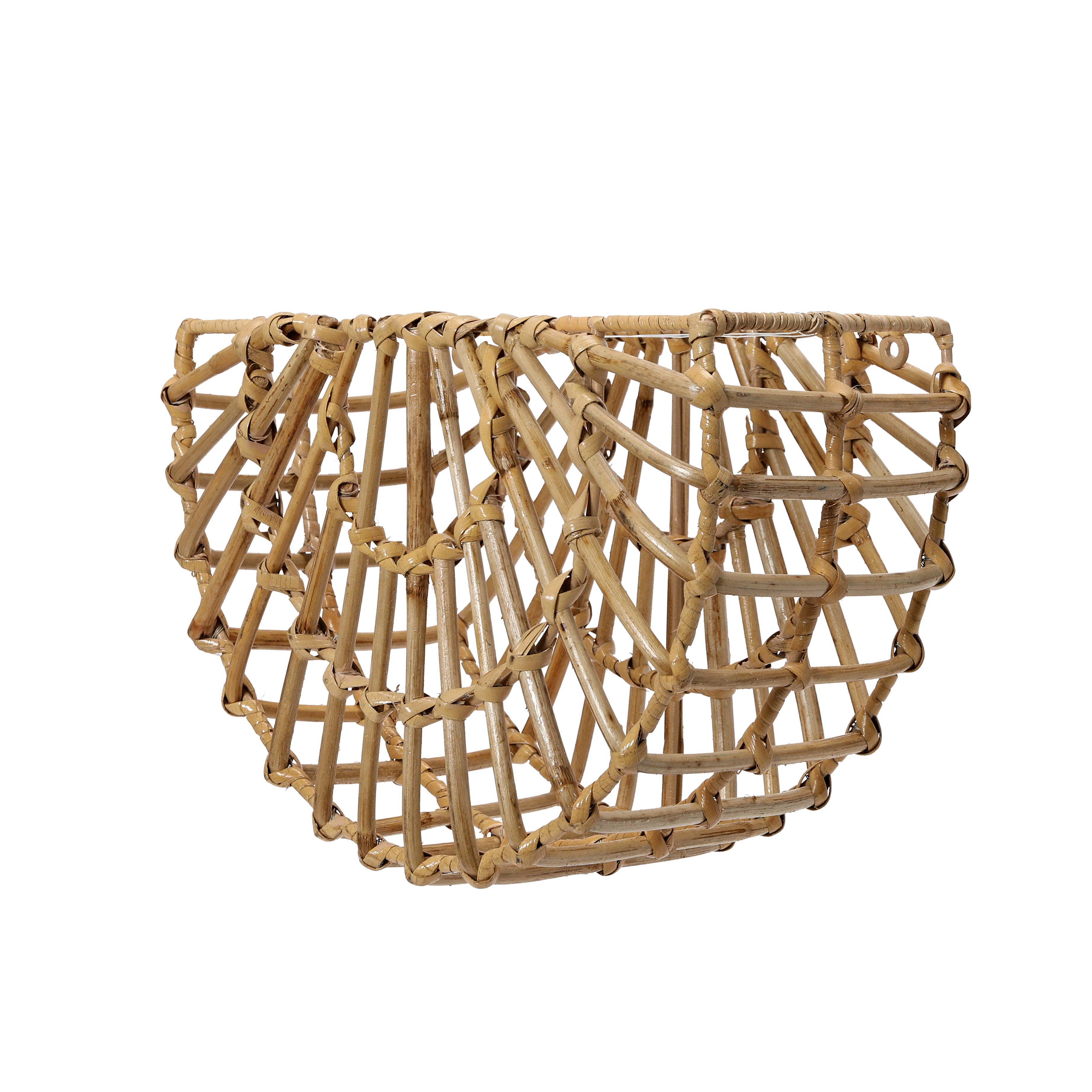 Storied Home Cane Wall Pocket Wall Decor, , large