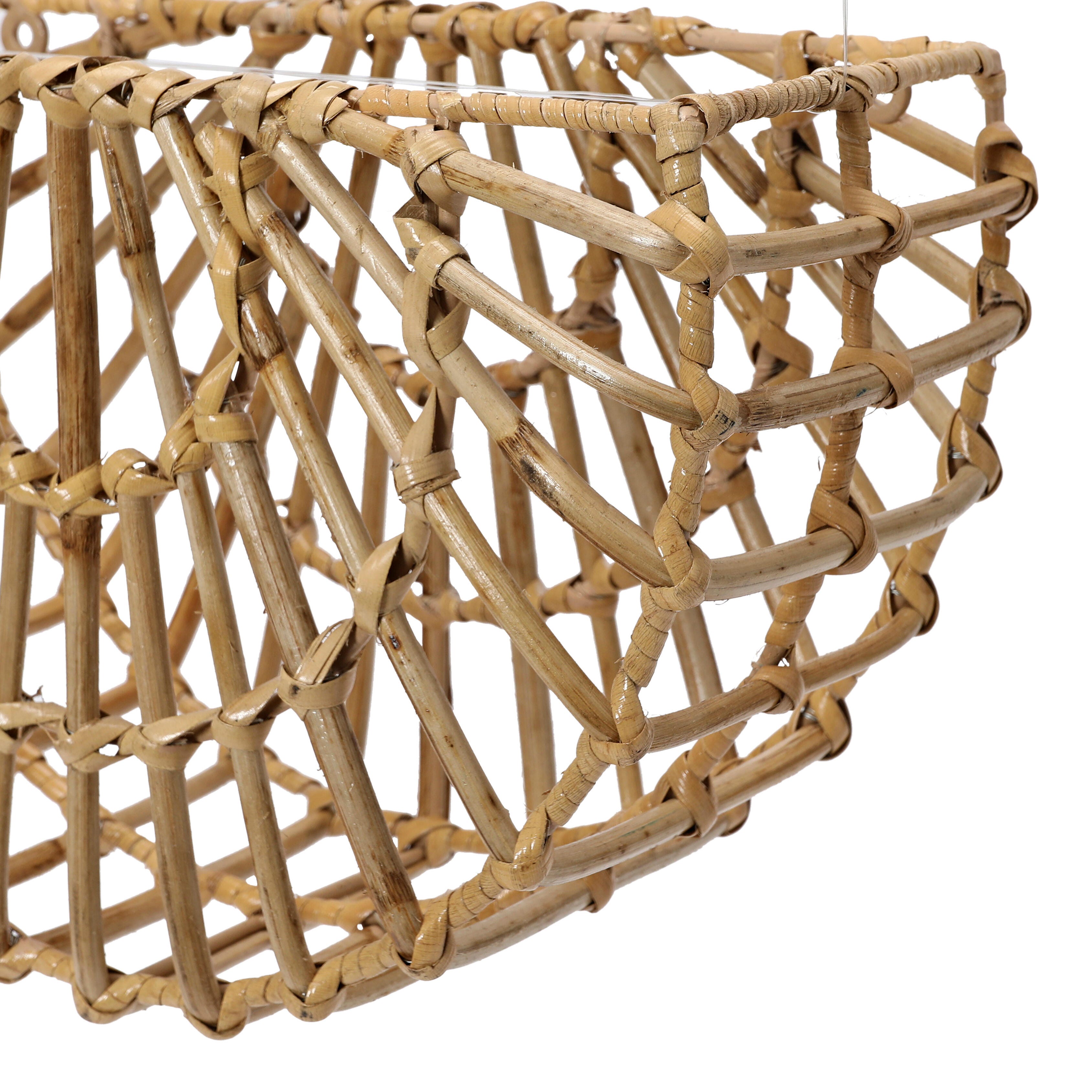 Storied Home Cane Wall Pocket Wall Decor, , large