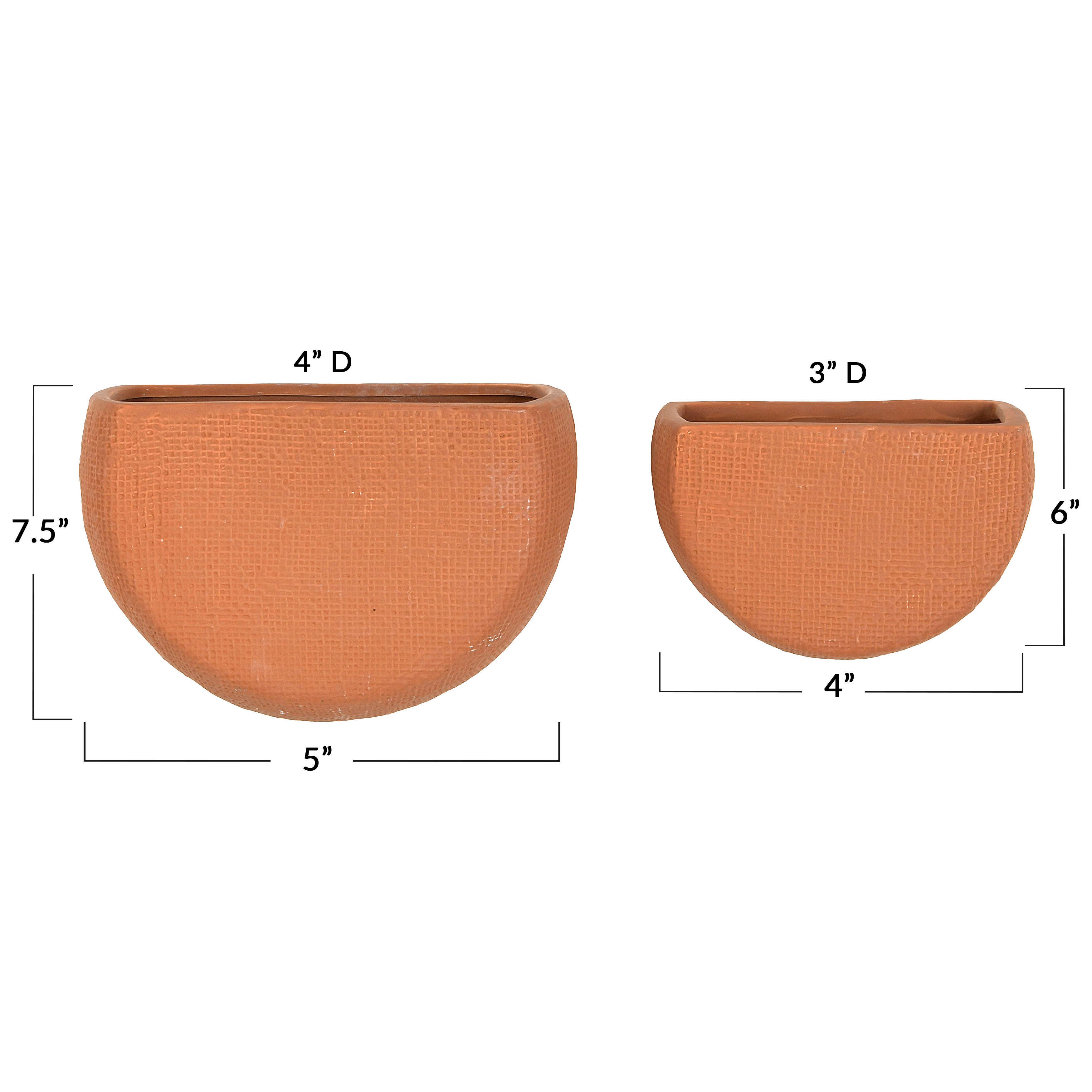 Storied Home 2 Piece Wall Planter Set, , large