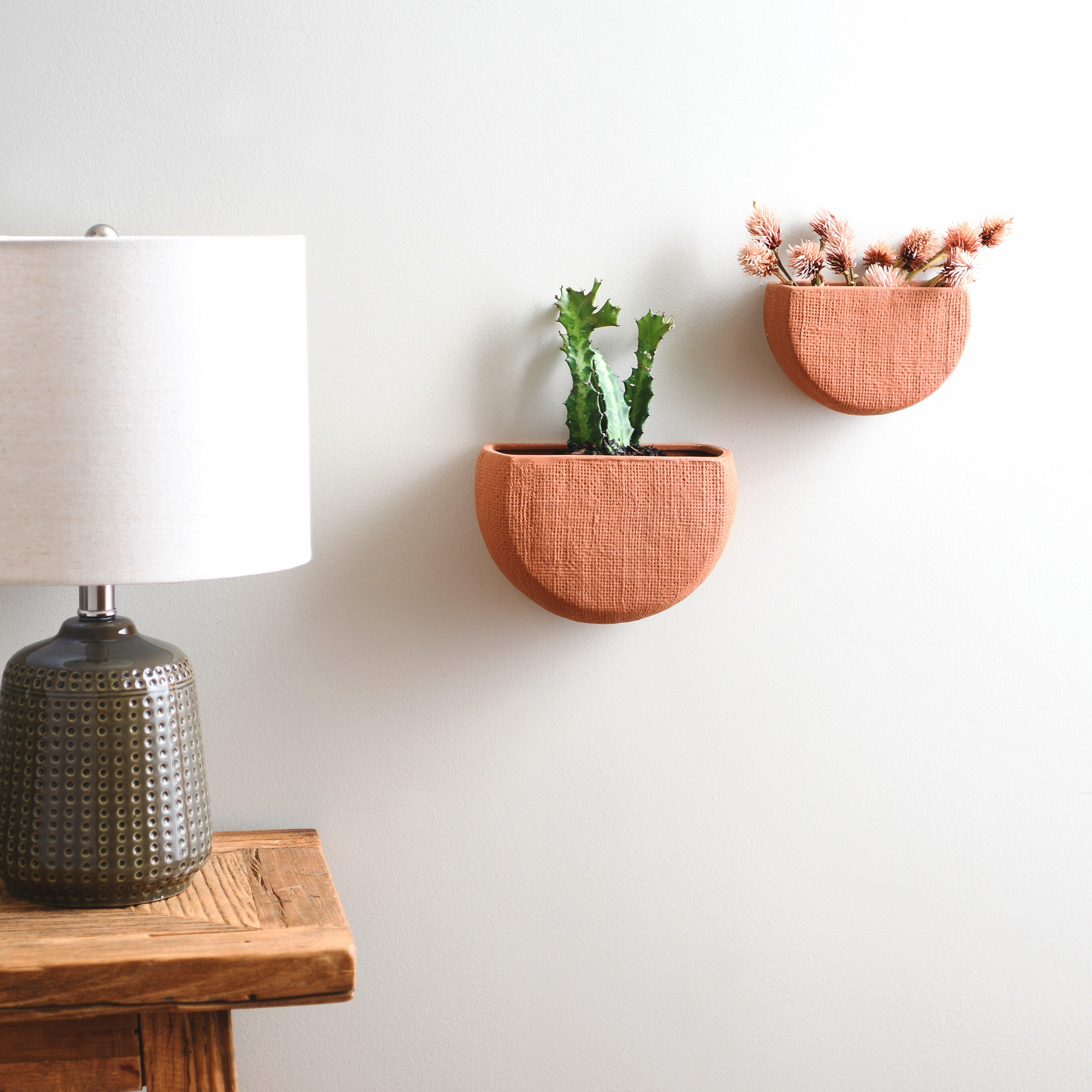Storied Home 2 Piece Wall Planter Set, , large