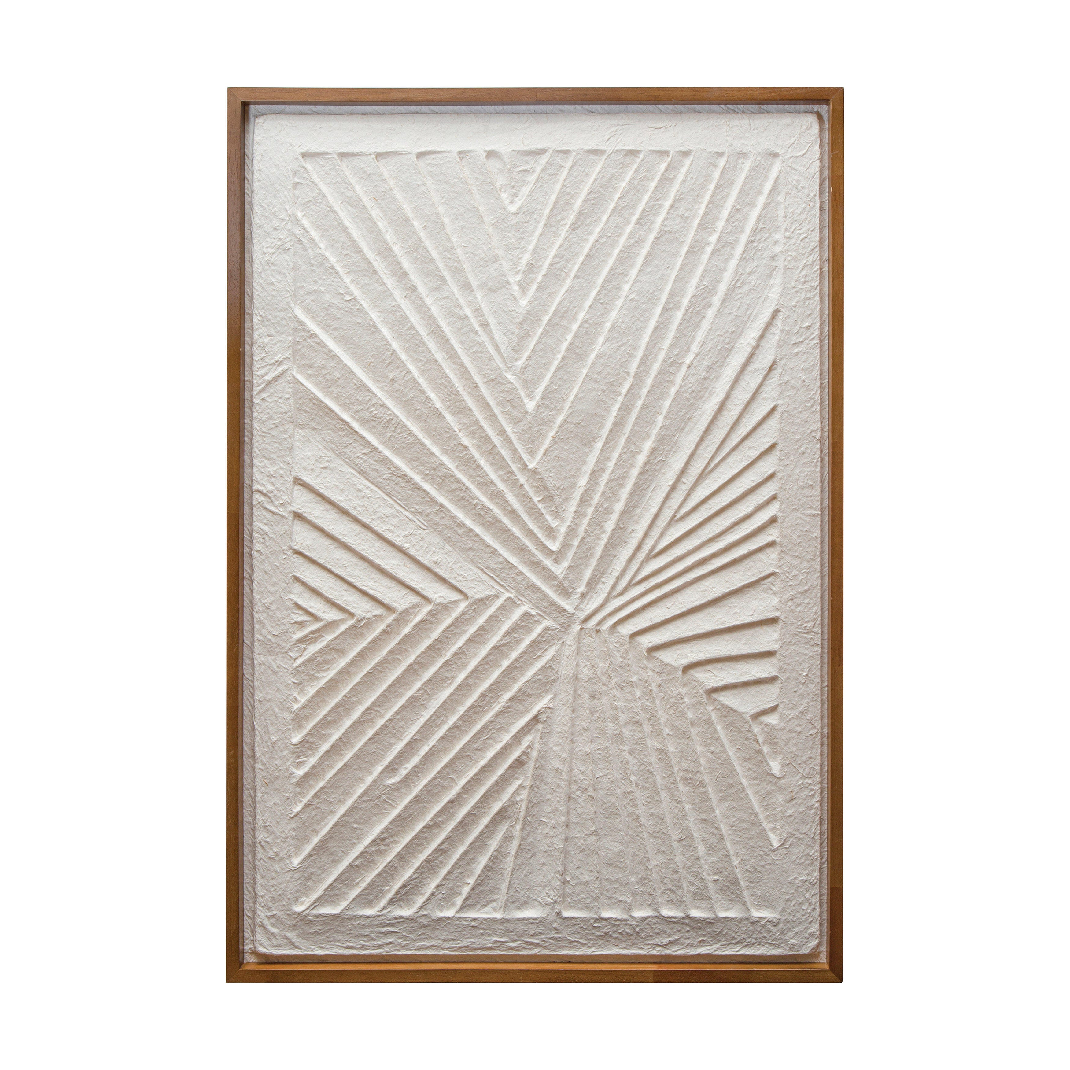 Storied Home Embossed Handmade Paper Wall Art 26" x 37", , large