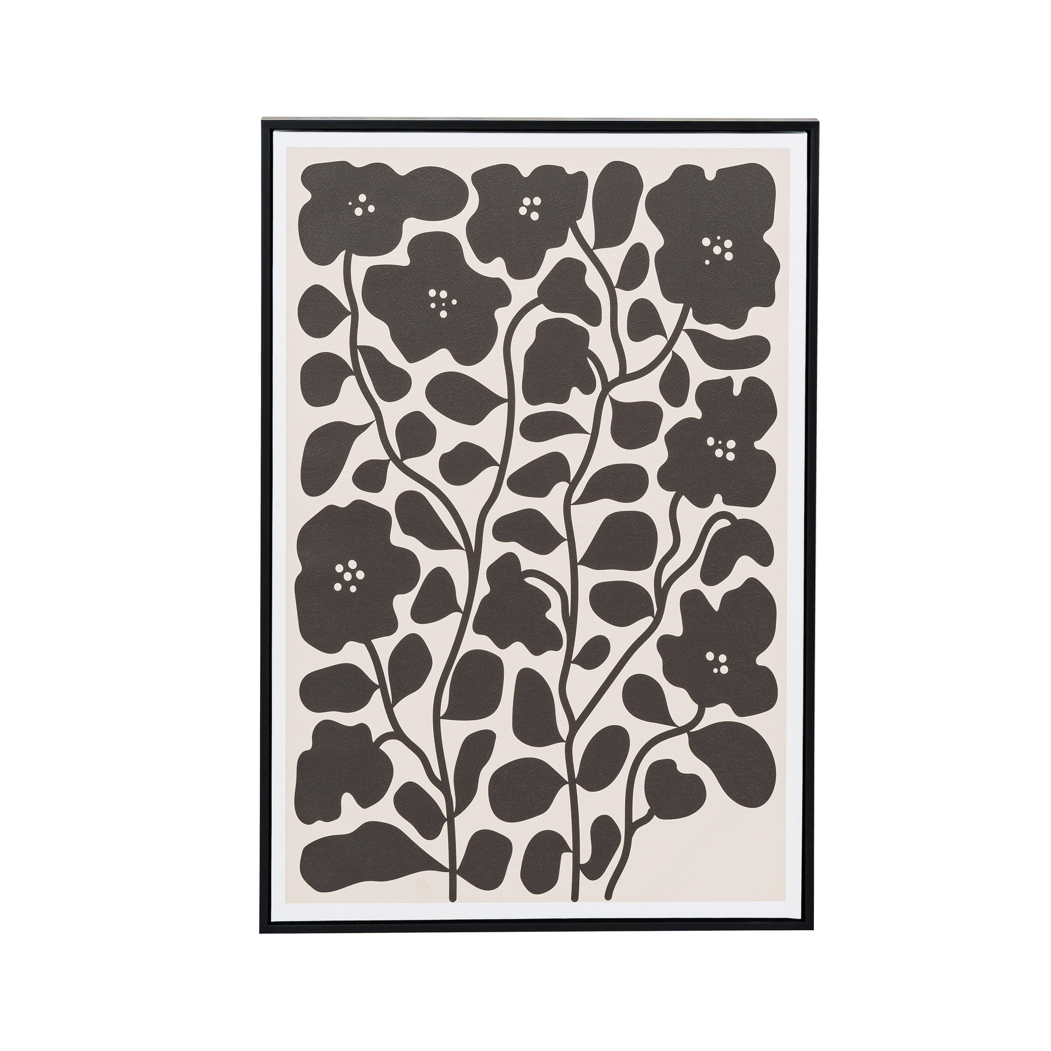 Storied Home Flowers Wall Art 25" x 37", , large