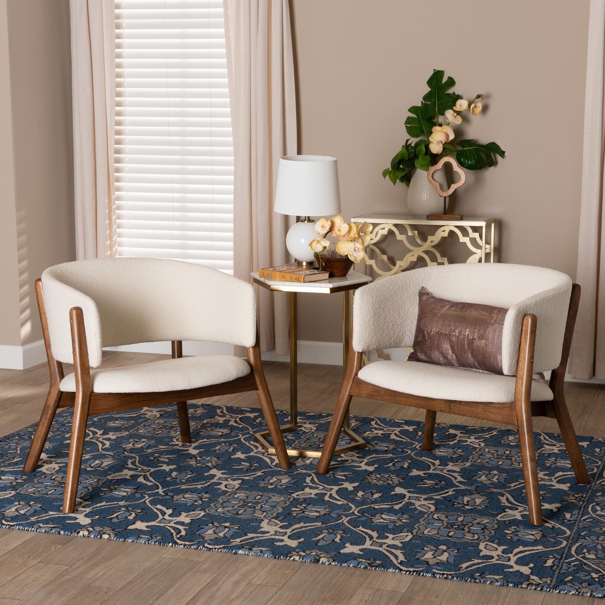 Baxton Studio Baron Accent Chair (Set of 2), , rollover