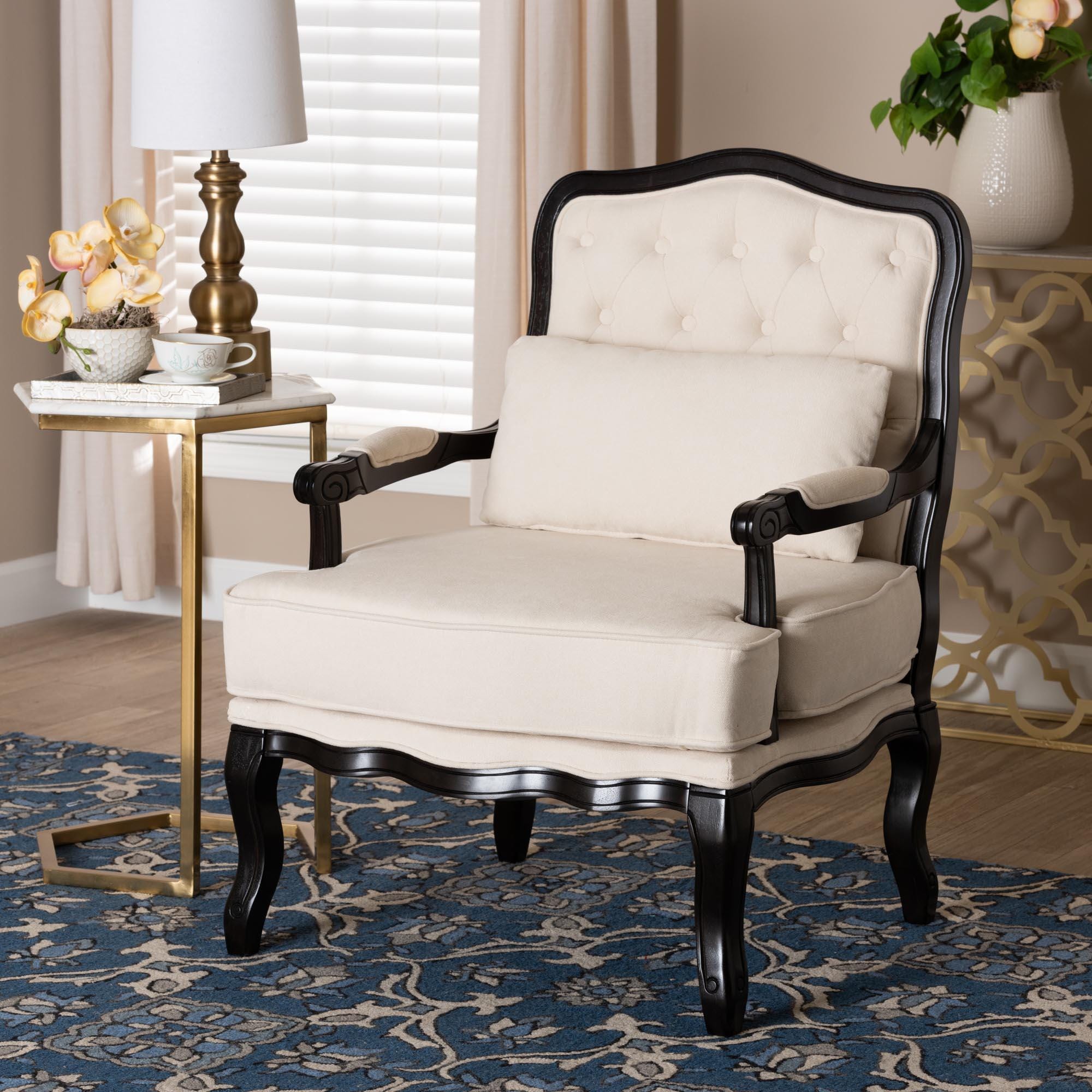 Baxton Studio Dion Accent Chair, , rollover