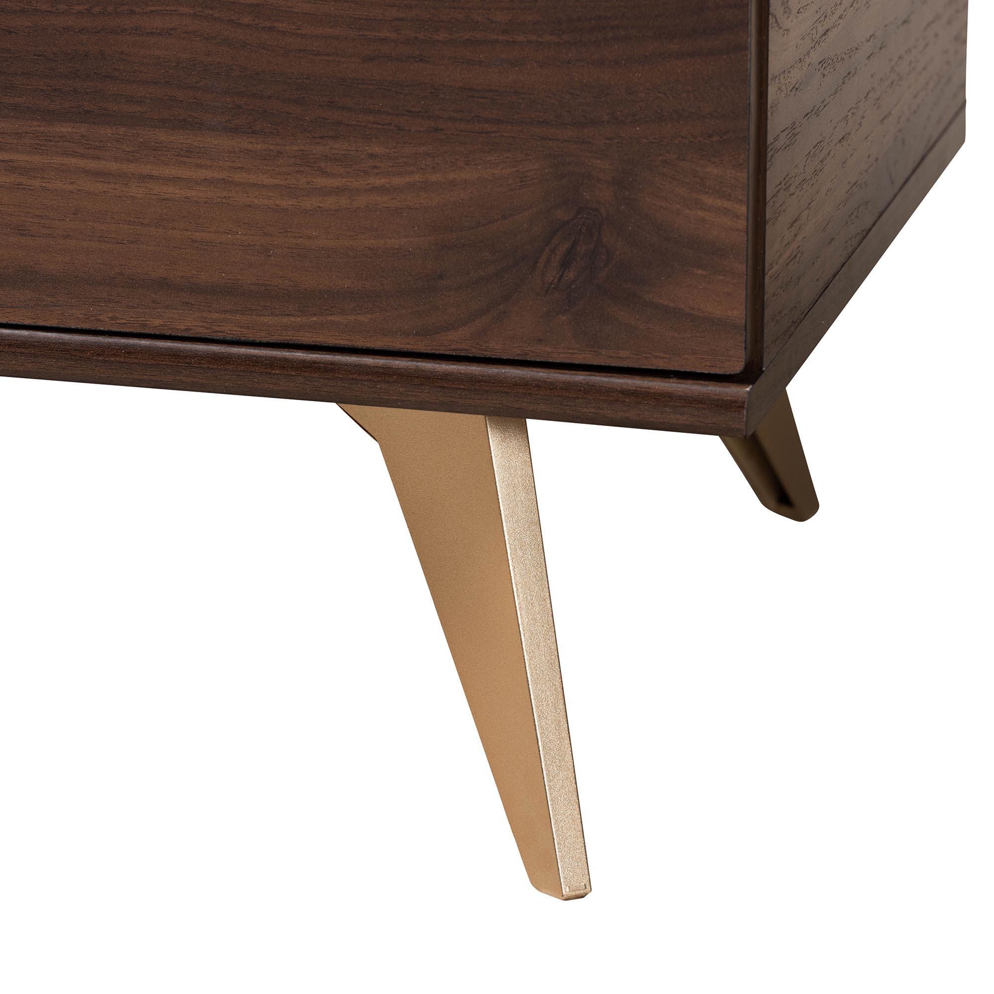 Baxton Studio Graceland 4-Door Shoe Cabinet, , large