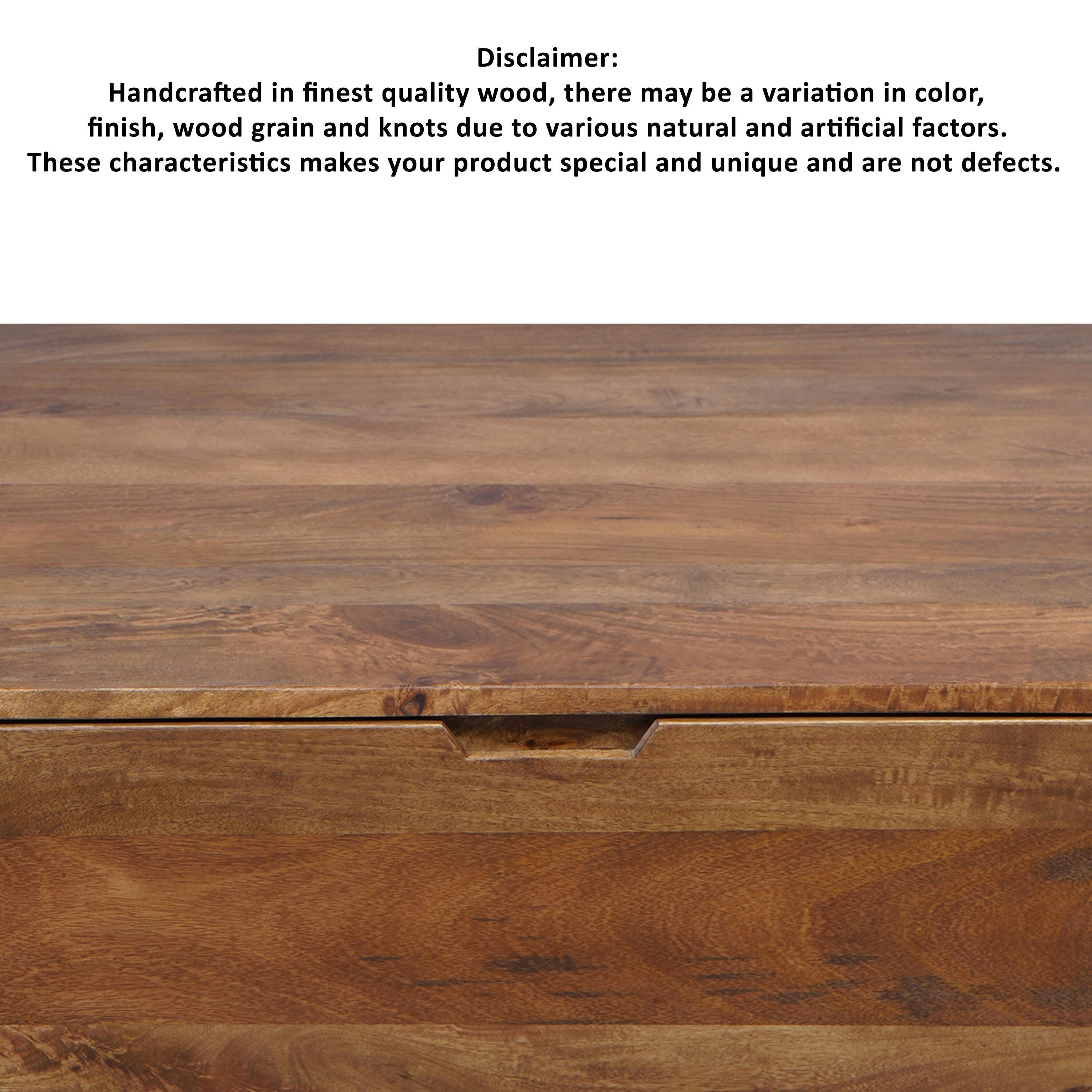 Benzara Handcrafted Coffee Table, , large