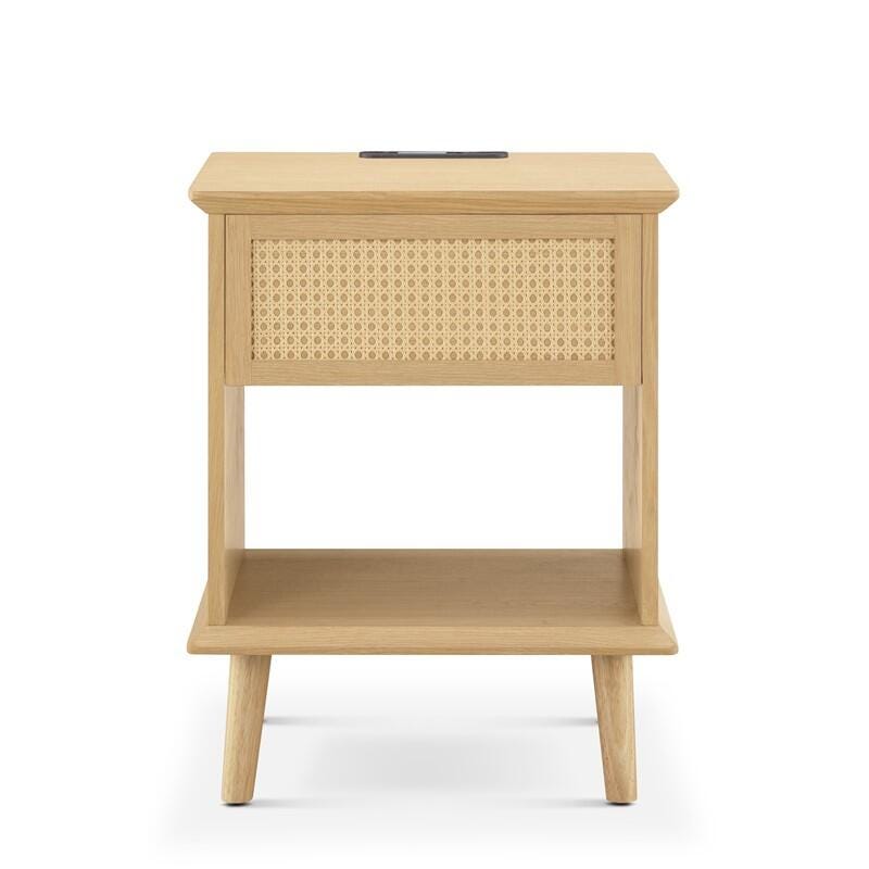 INK+IVY Teagan End Table with USB Charging