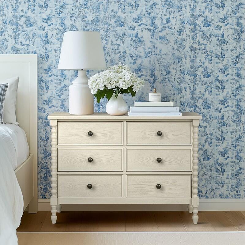 Madison Park Signature Beckett 6 Drawer Dresser, Antique Cream, rollover