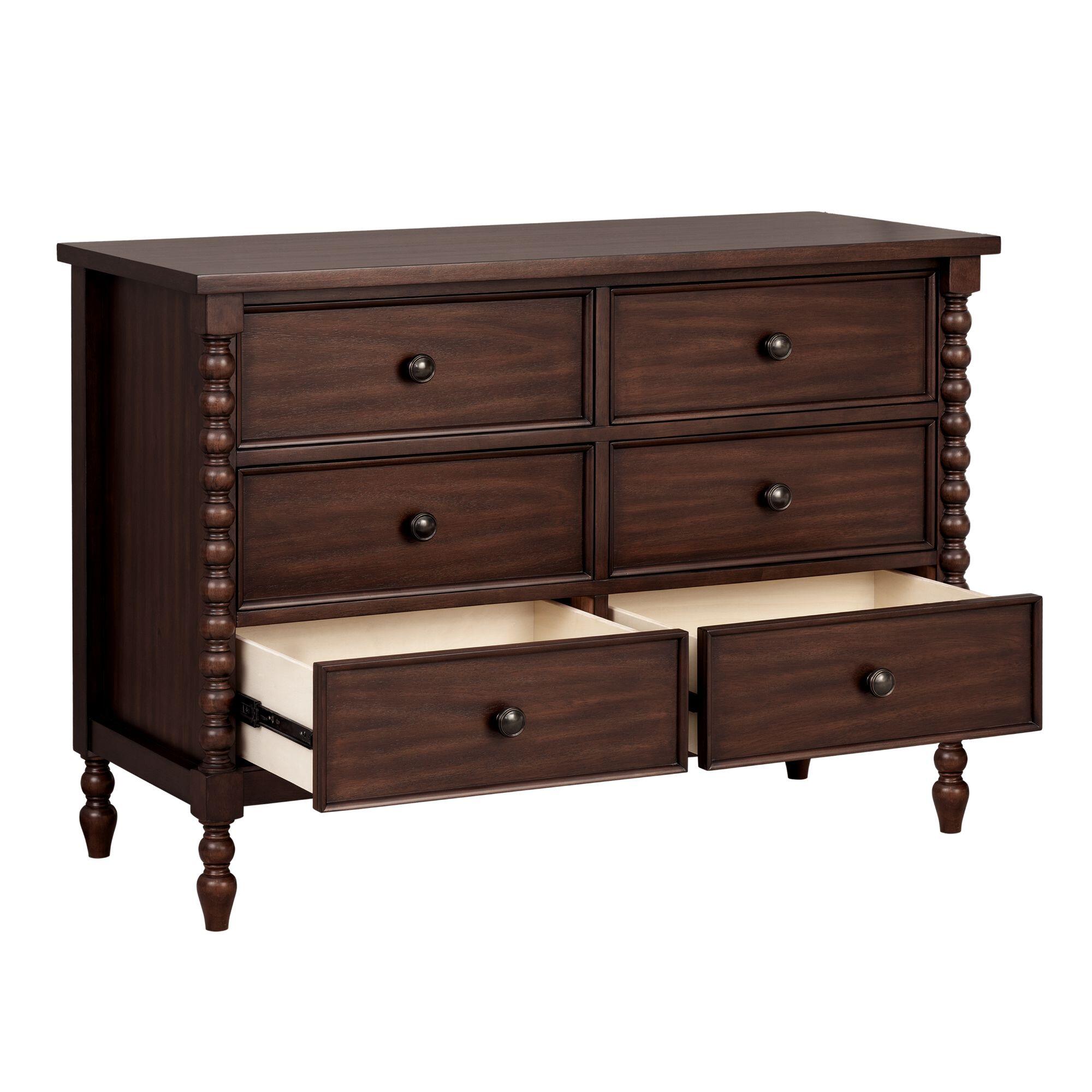 Madison Park Signature Beckett 6 Drawer Dresser, Morocco Brown, large