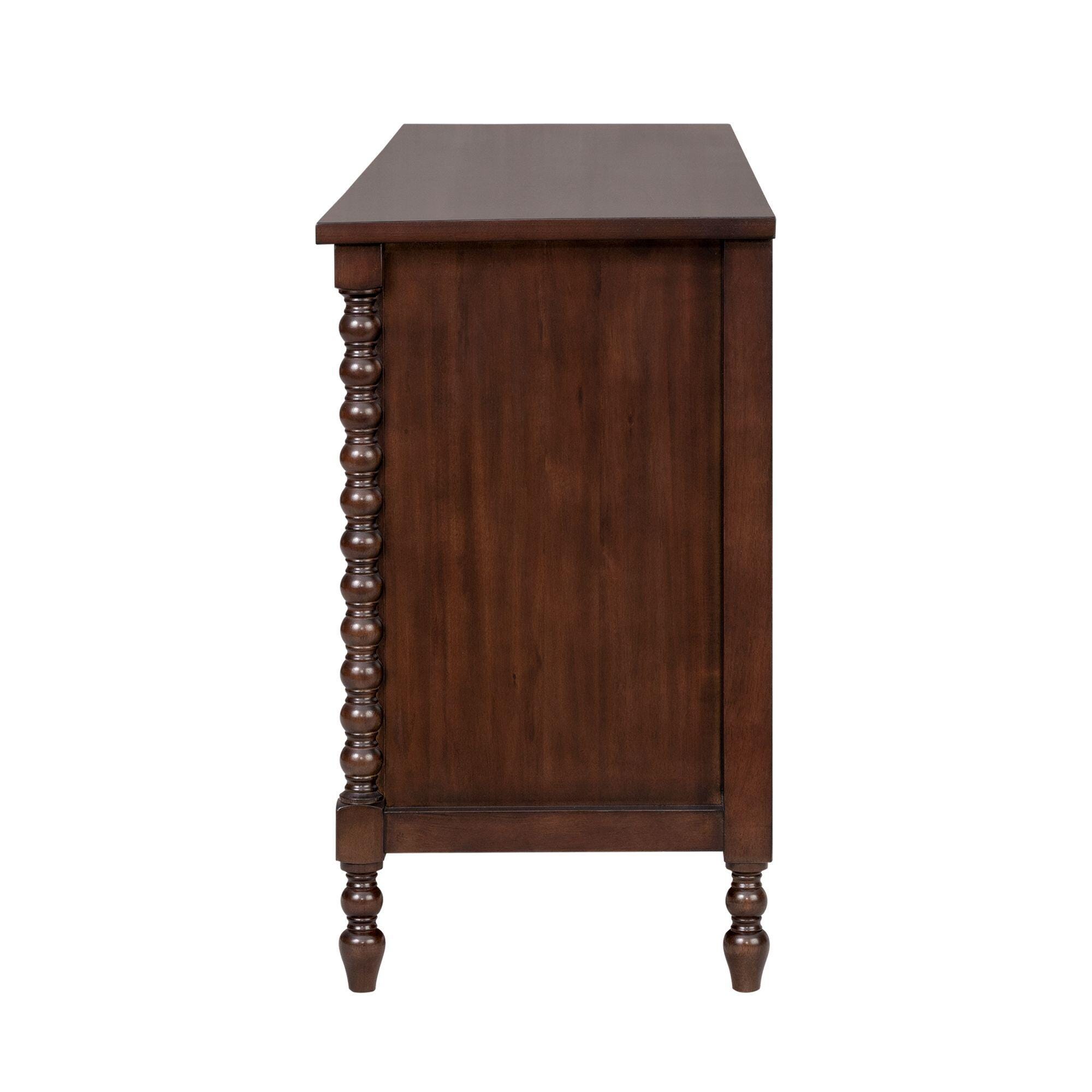 Madison Park Signature Beckett 6 Drawer Dresser, Morocco Brown, large