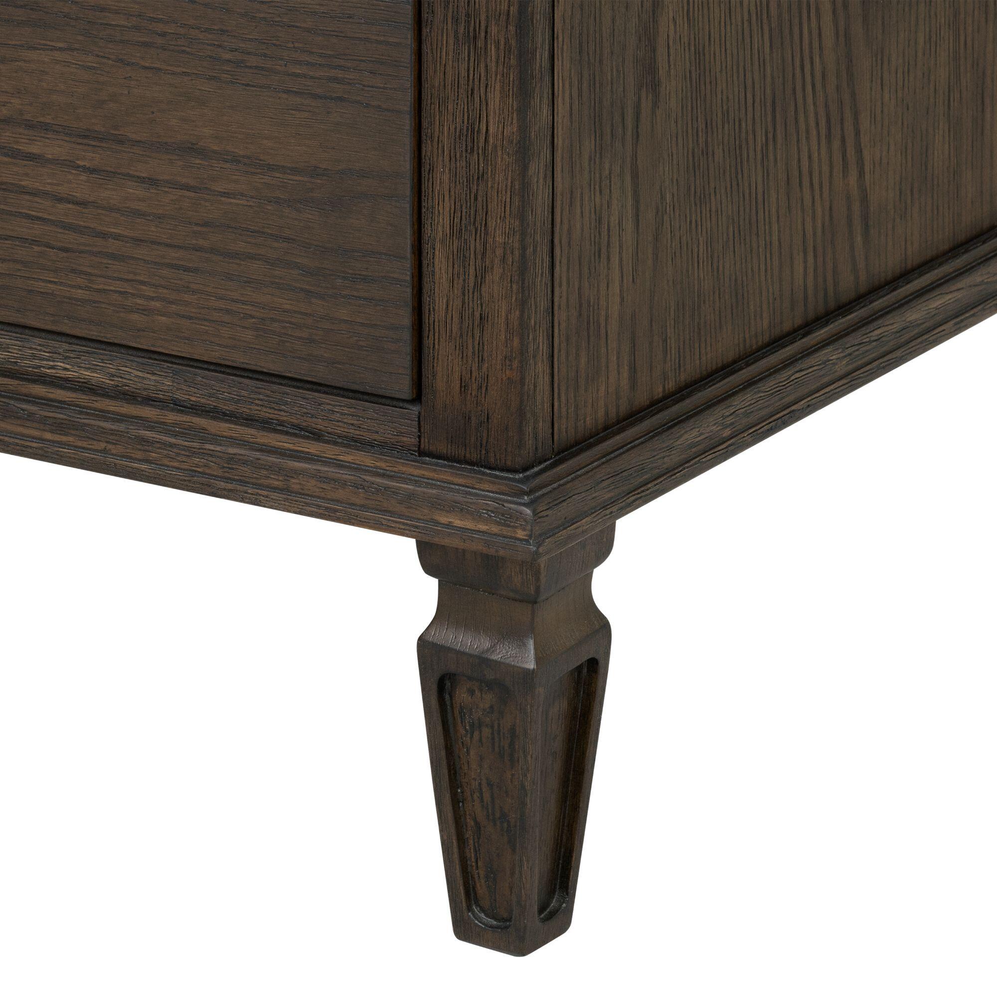 Madison Park Signature Victoria 4 Drawer Dresser, Antique Brown, large