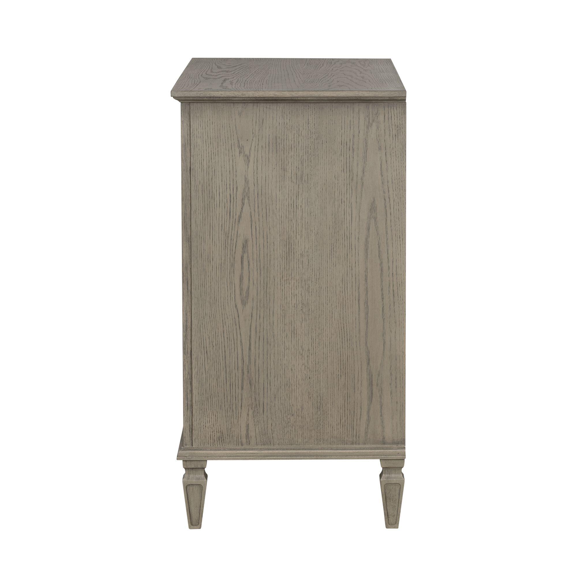 Madison Park Signature Victoria 4 Drawer Dresser, Reclaimed Gray, large