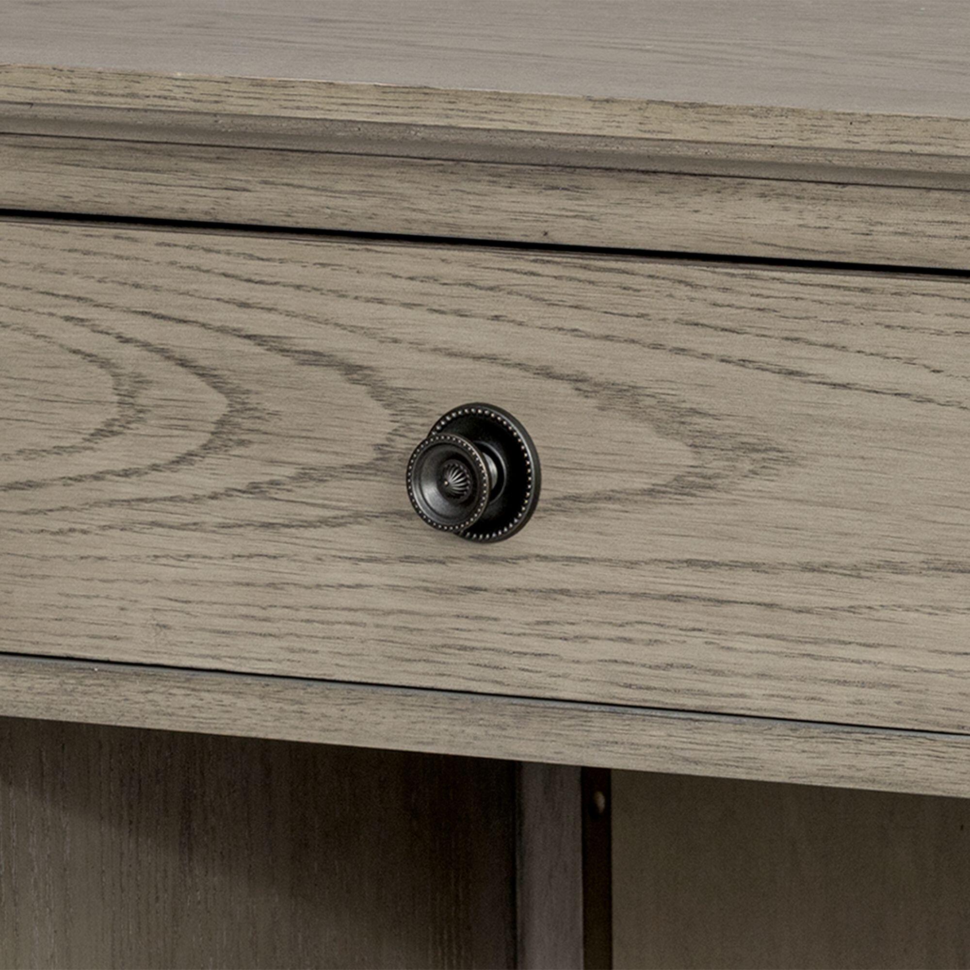Madison Park Signature Victoria 24" 1 Drawer Nightstand, Reclaimed Gray, large