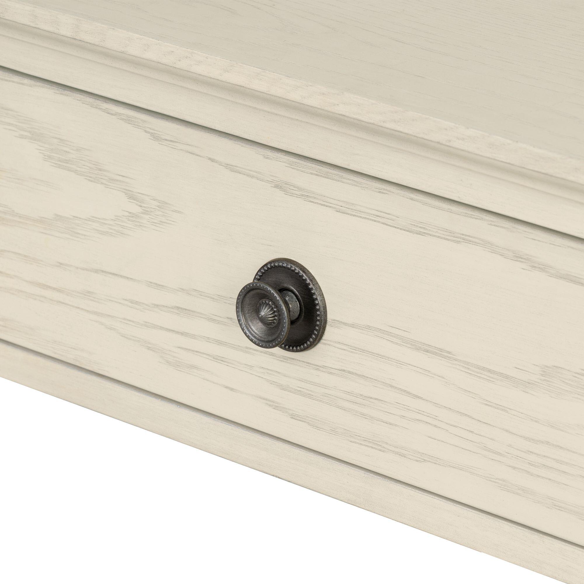 Madison Park Signature Victoria 24" 1 Drawer Nightstand, Antique Cream, large