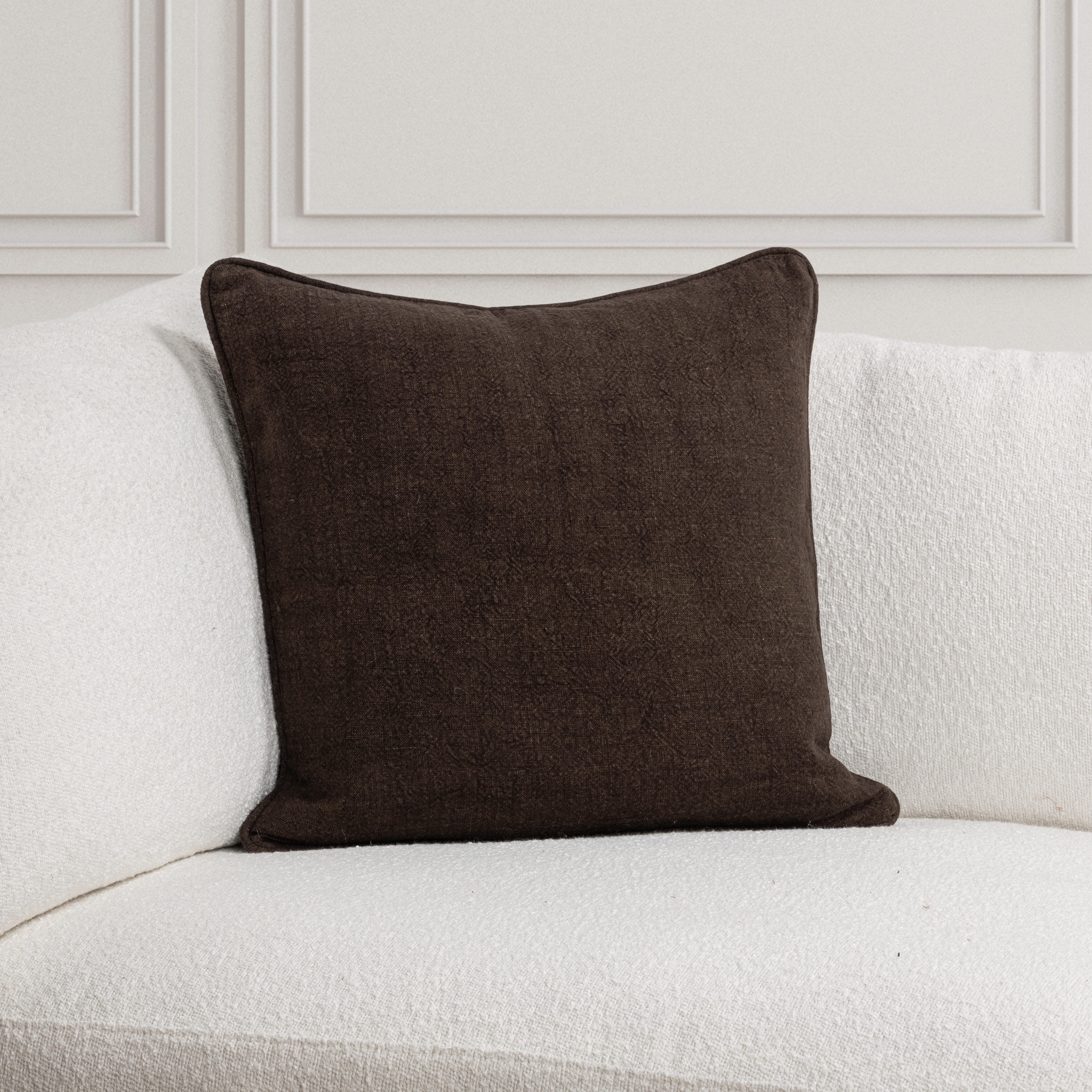 Ashley Luxe Stonewashed Linen Throw Pillow