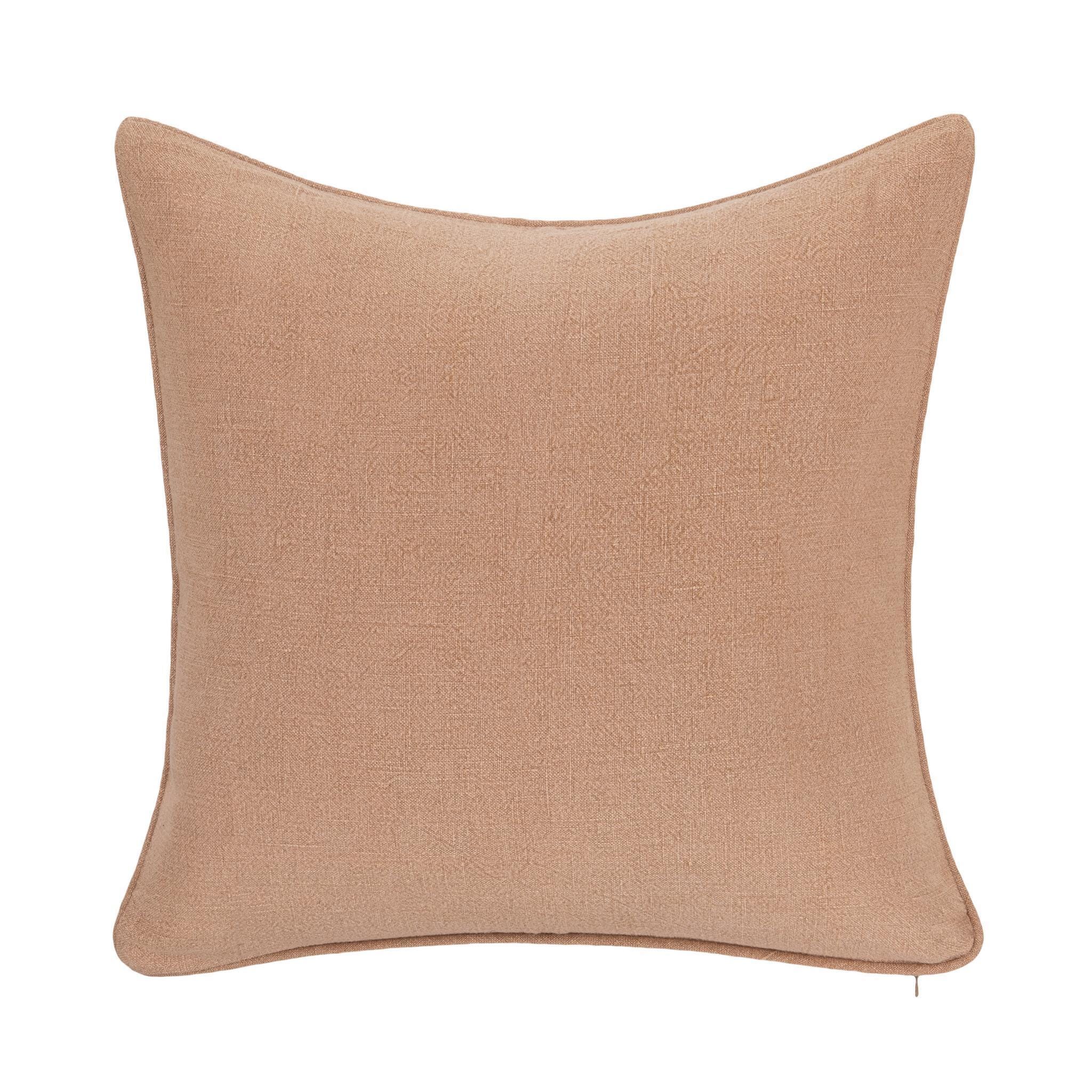 Ashley Luxe SLD Bedford Linen Hazel 22 x 22 Throw Pillow, Hazel, rollover