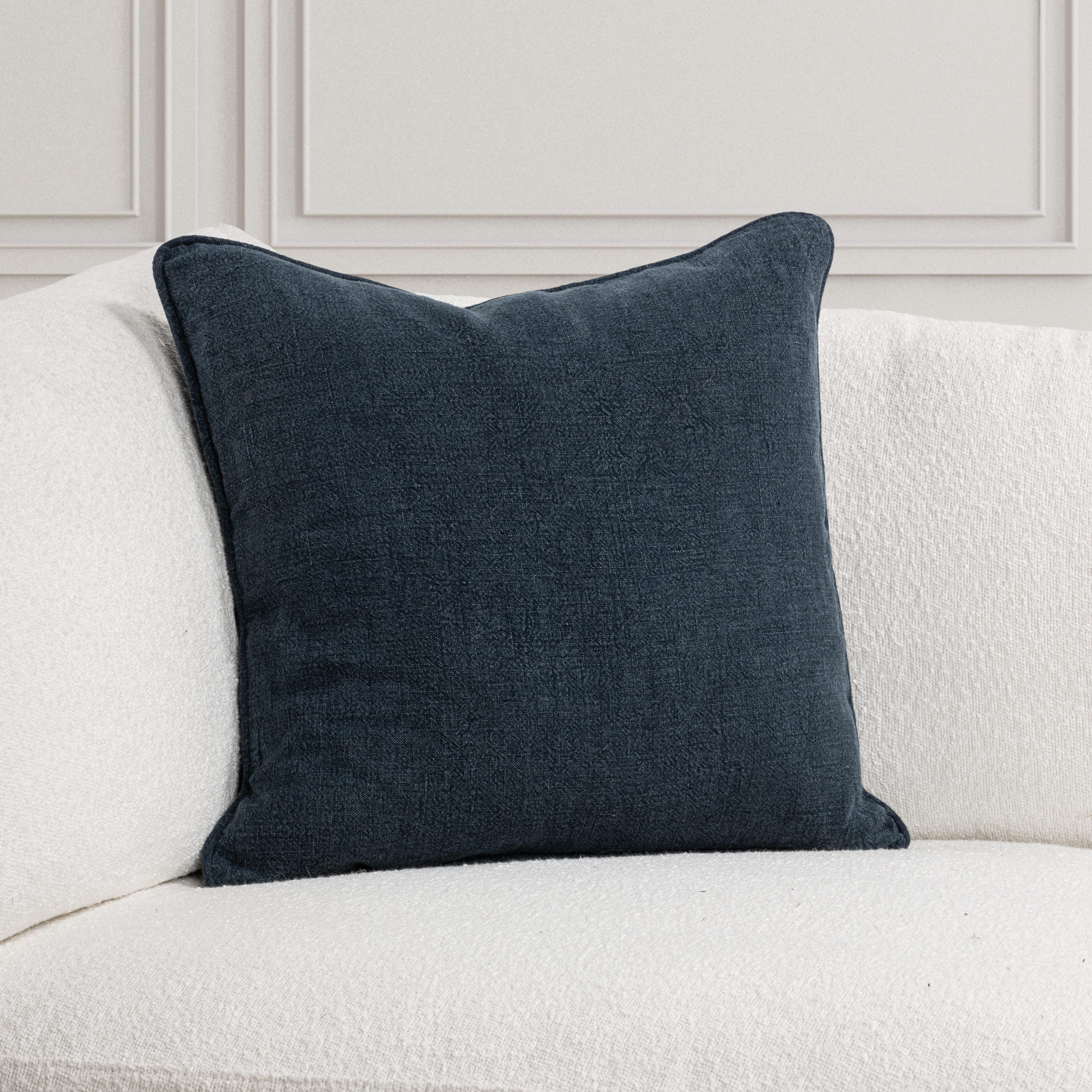 Ashley Luxe Stonewashed Linen Throw Pillow