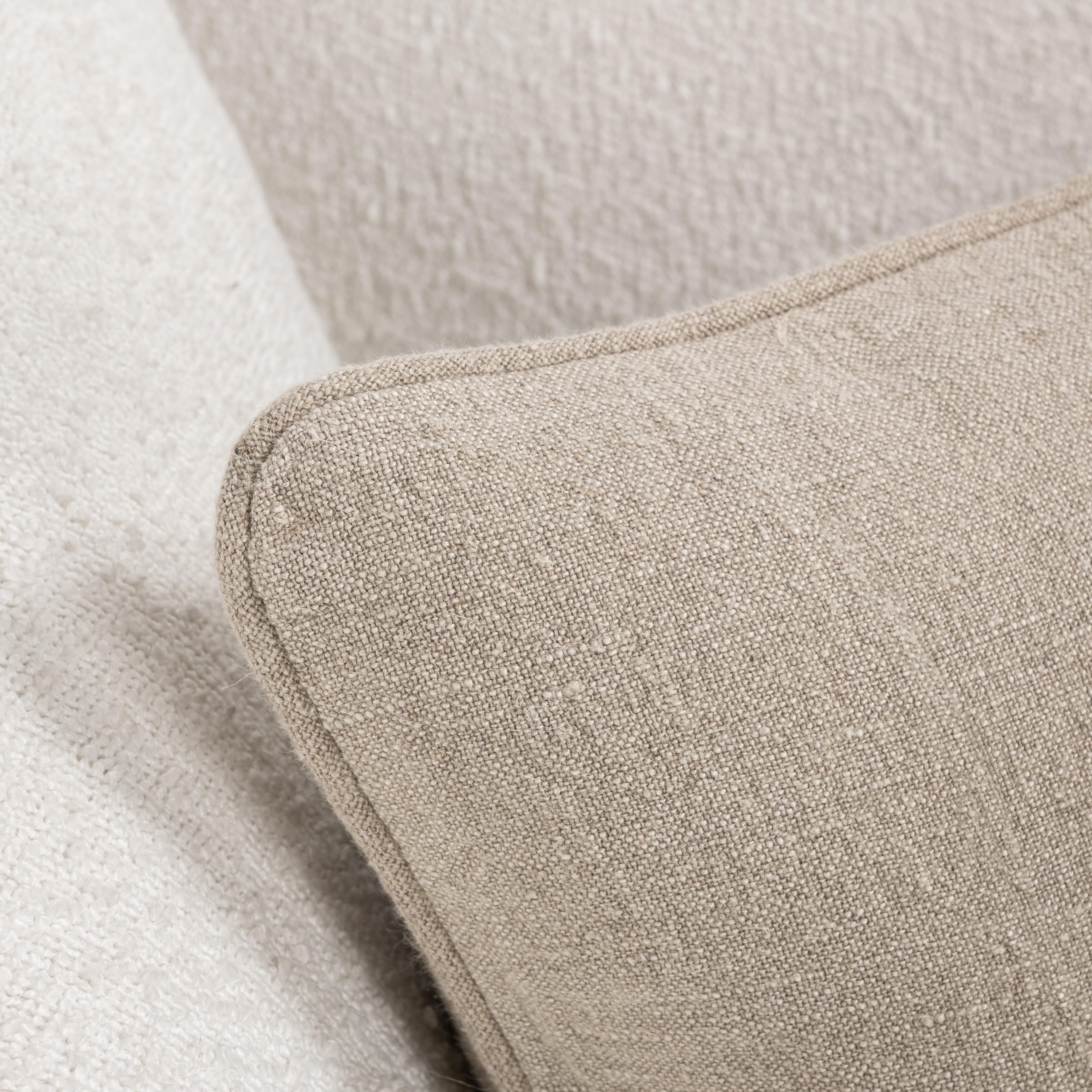 Ashley Luxe SLD Bedford Linen Natural 22 x 22 Throw Pillow, Natural, rollover