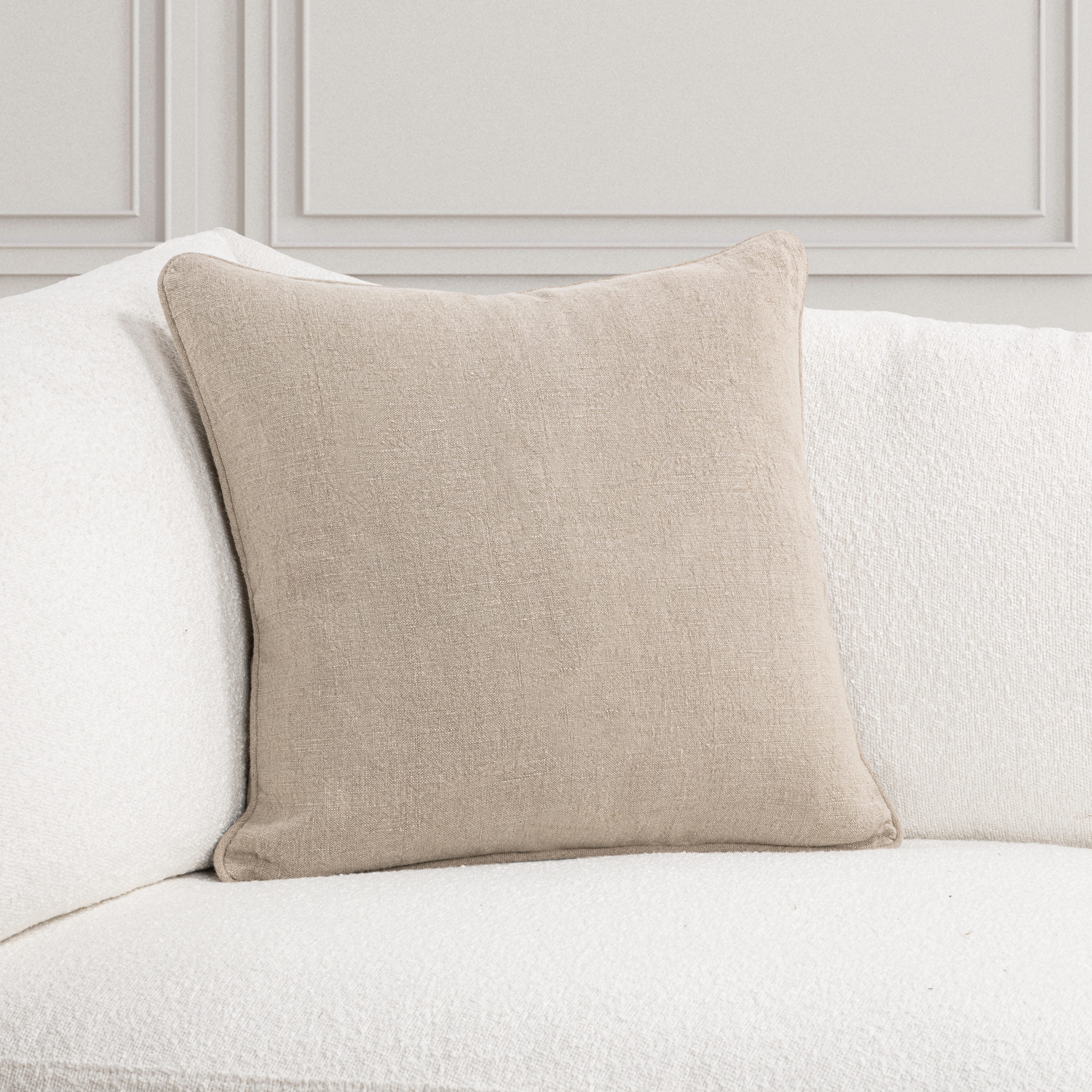 Ashley Luxe Stonewashed Linen Throw Pillow