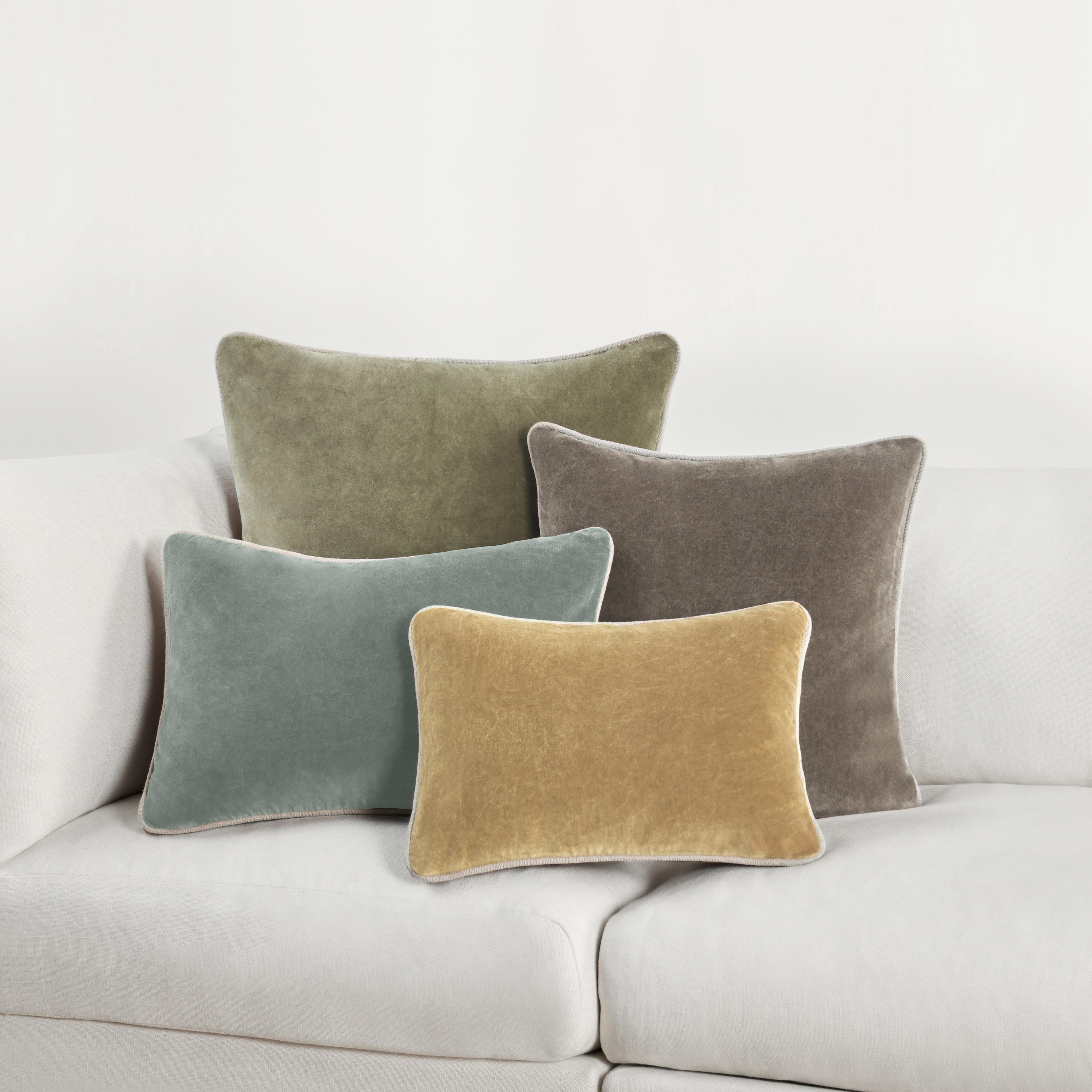 Ashley Luxe SLD Heirloom Velvet Desert 22 x 22 Throw Pillow, Desert, large