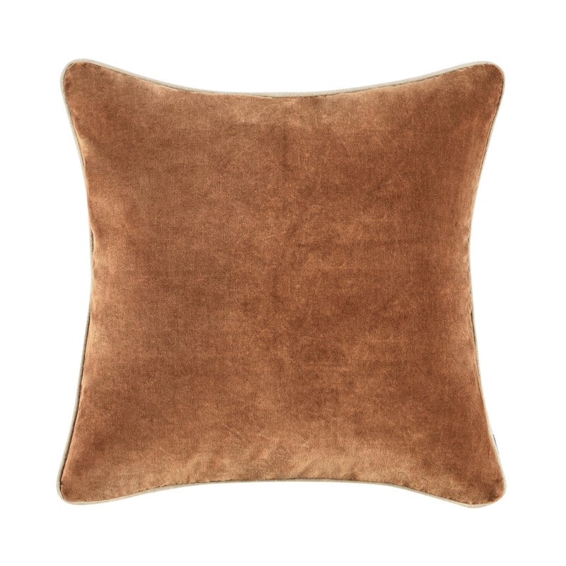 Ashley Luxe Stonewashed Velvet Throw Pillow, Hazel