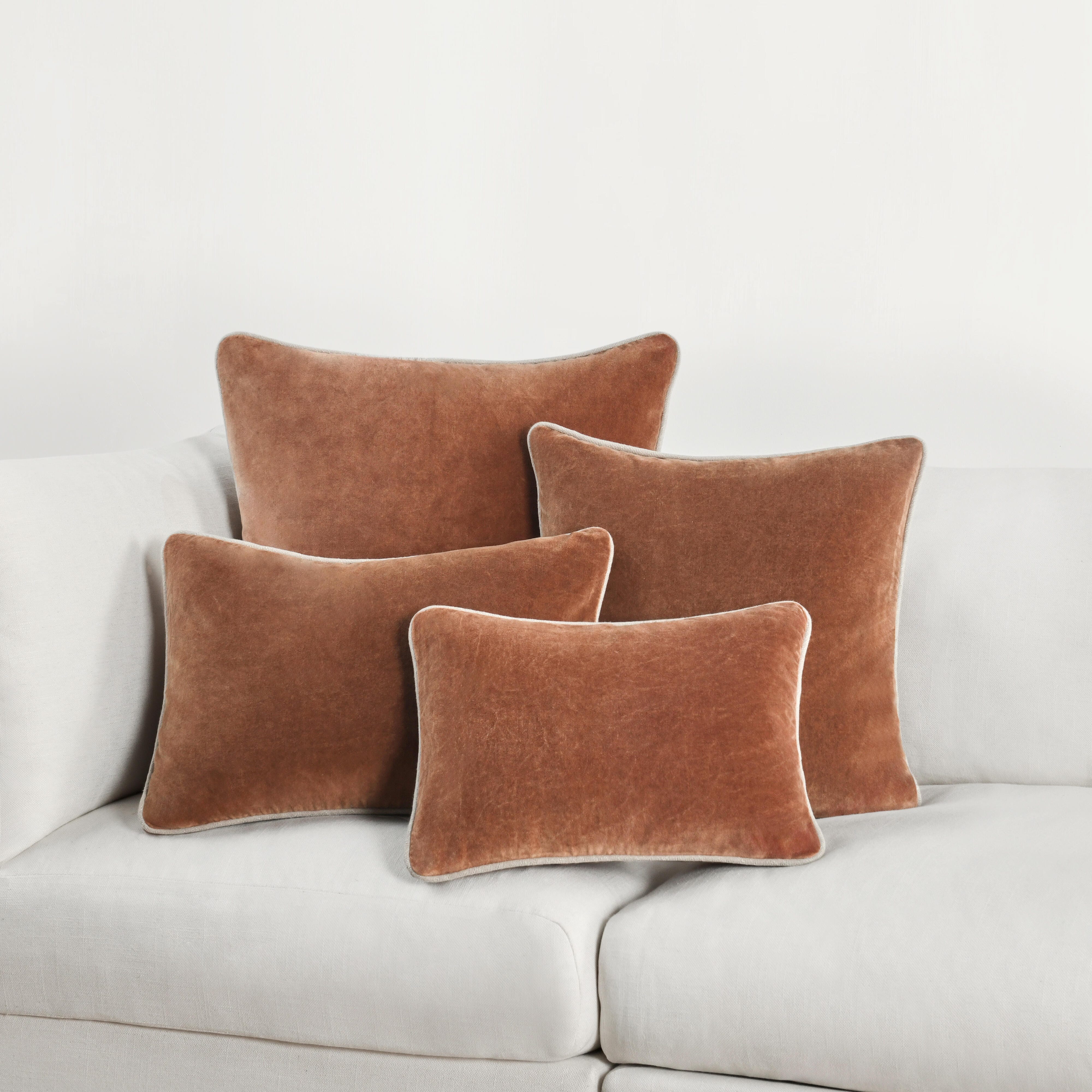 Ashley Luxe SLD Heirloom Velvet Hazel 22 x 22 Throw Pillow, Hazel, large
