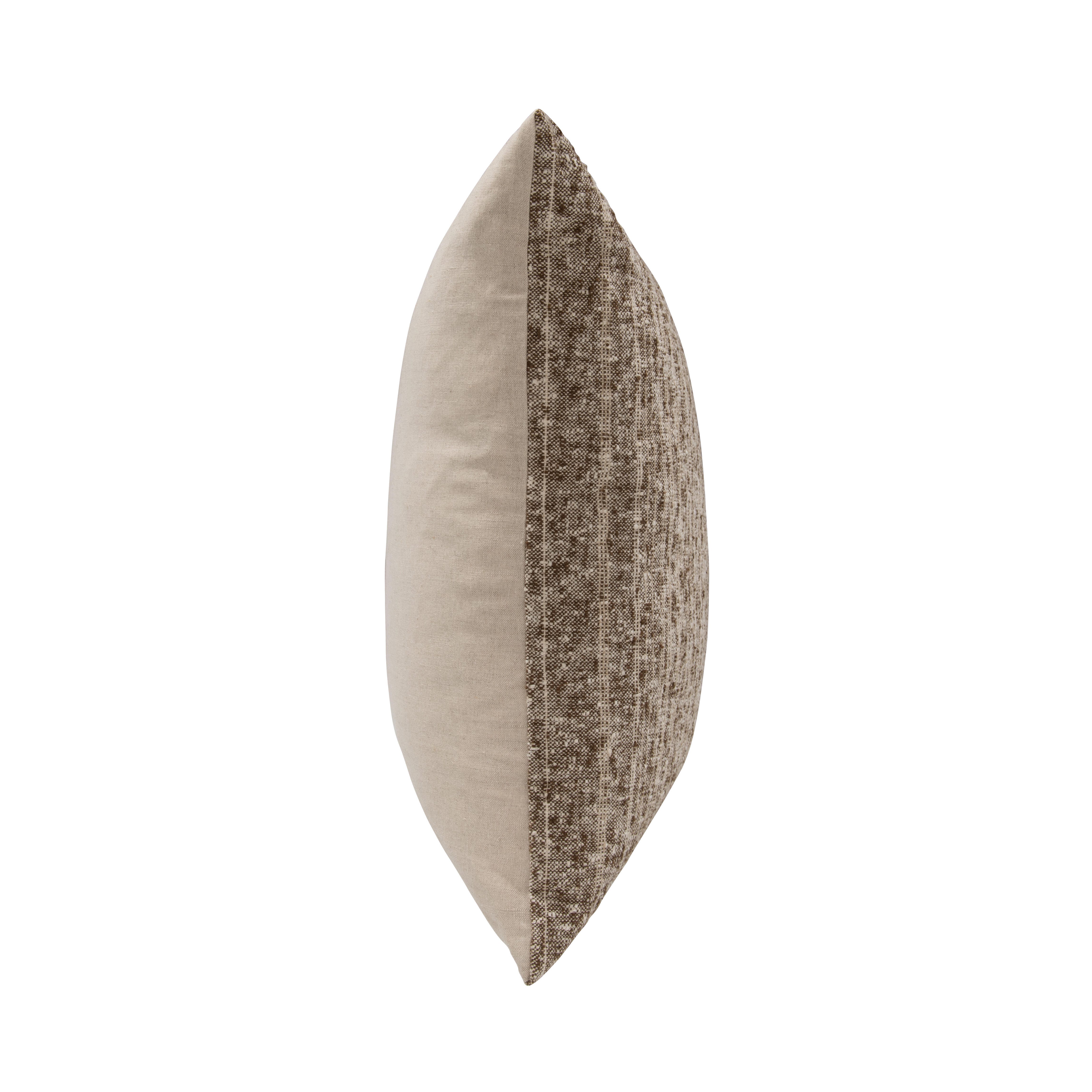 Ashley Luxe EQ Beryl Cocoa Brown 22 x 22 Throw Pillow, , large