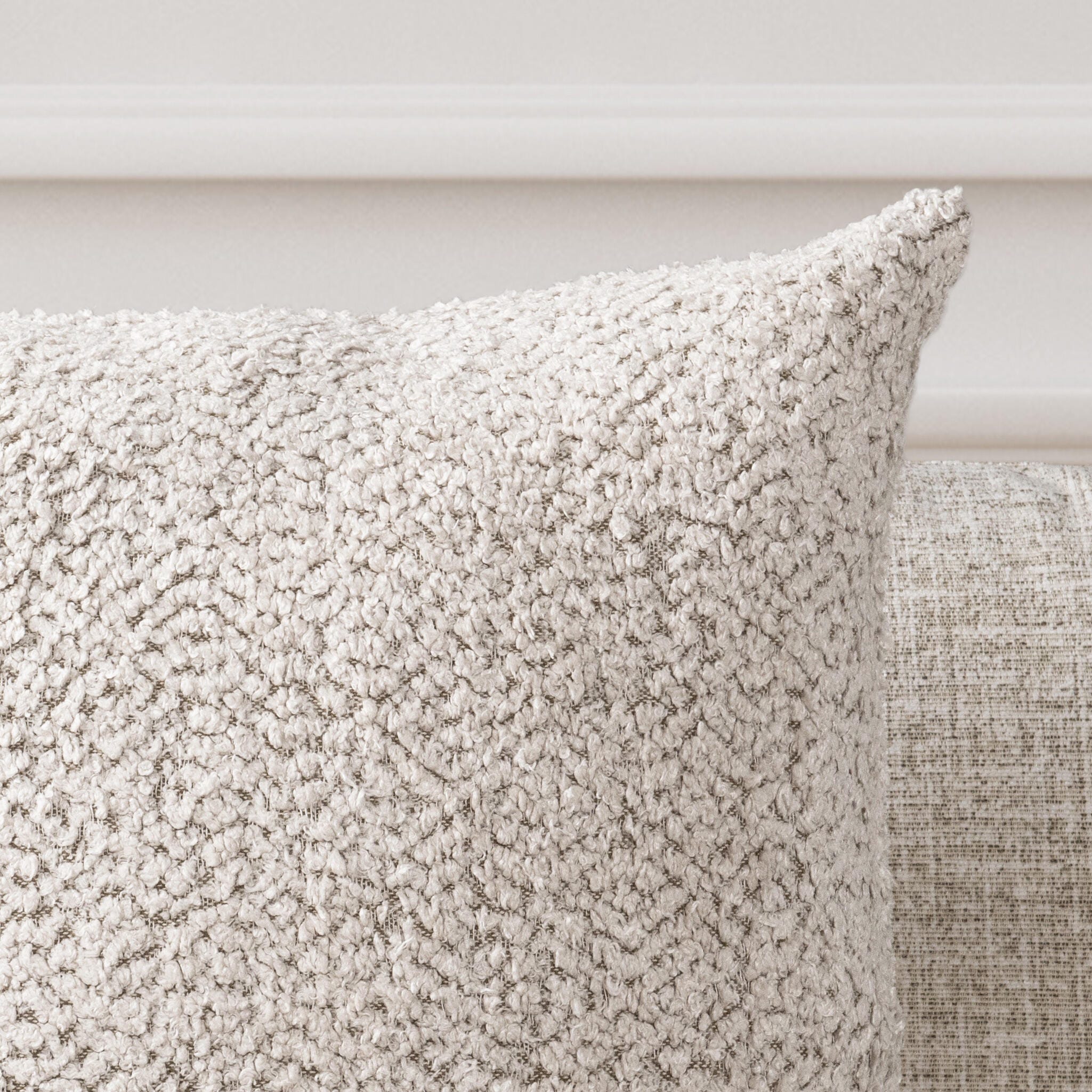 Ashley Luxe VC Maris Ivory/Natural 22 x 22 Throw Pillow, , rollover