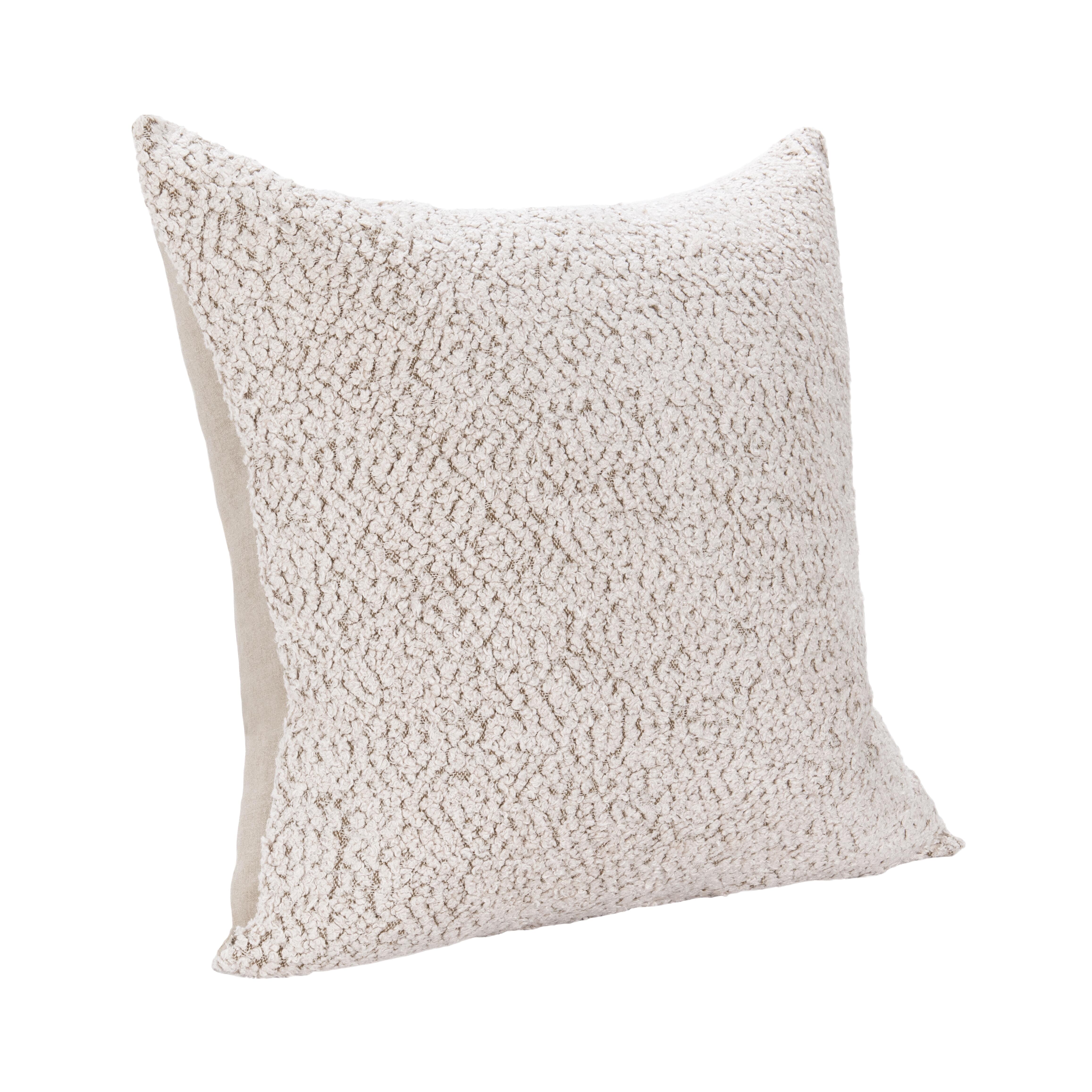 Ashley Luxe VC Maris Ivory/Natural 22 x 22 Throw Pillow, , large