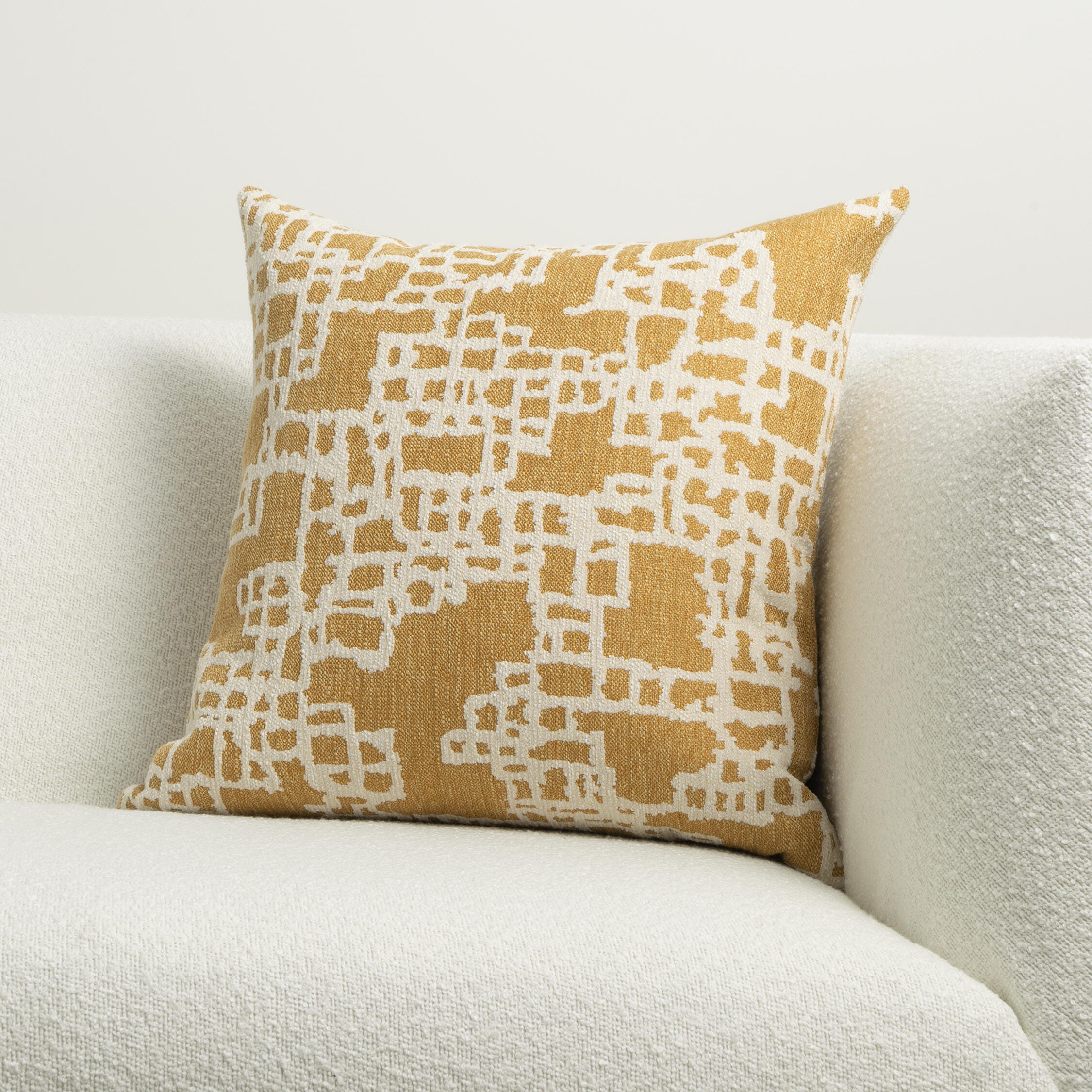 Ashley Luxe Adessi Sunflower 22 x 22 Throw Pillow, Gold, large