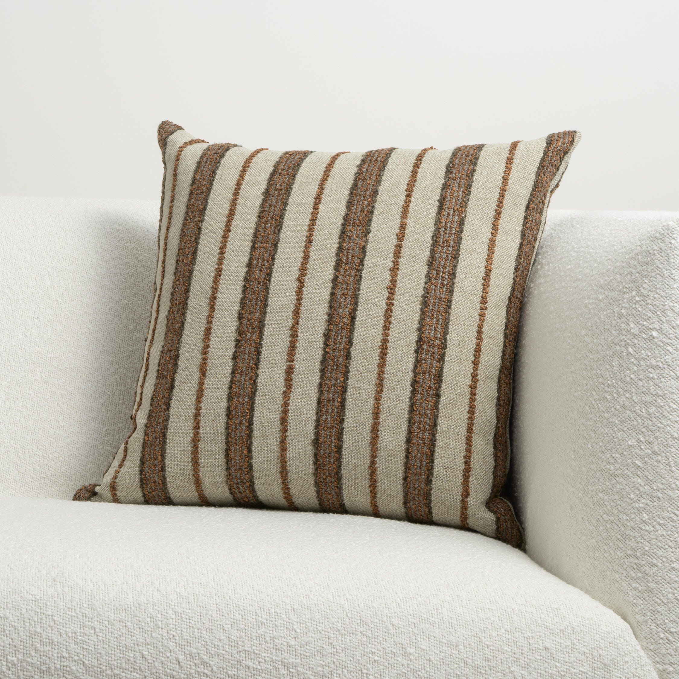 Ashley Luxe Montauk Bronze 22 x 22 Throw Pillow, Bronze, rollover