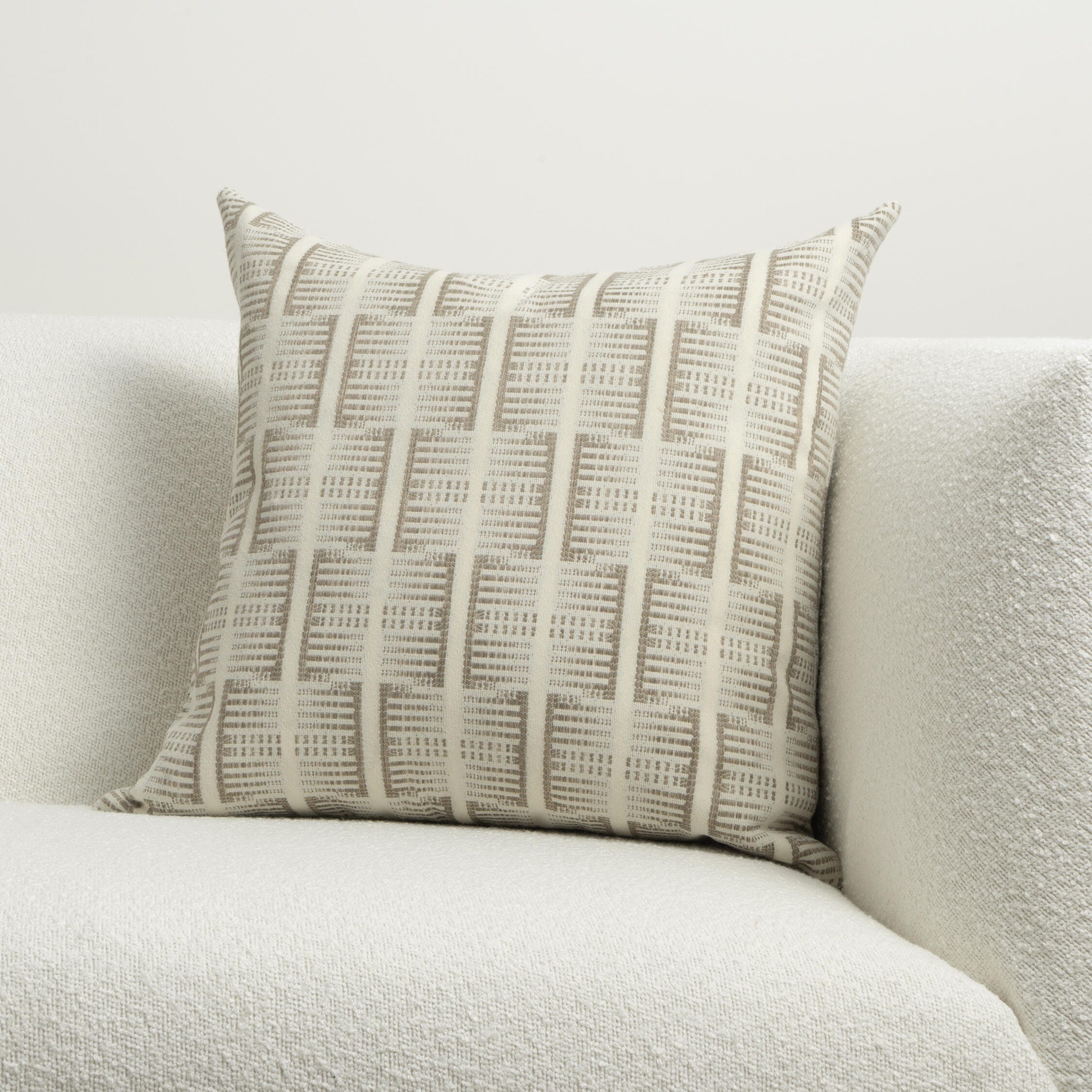 Ashley Luxe Bohn Stone 22 x 22 Throw Pillow, , rollover