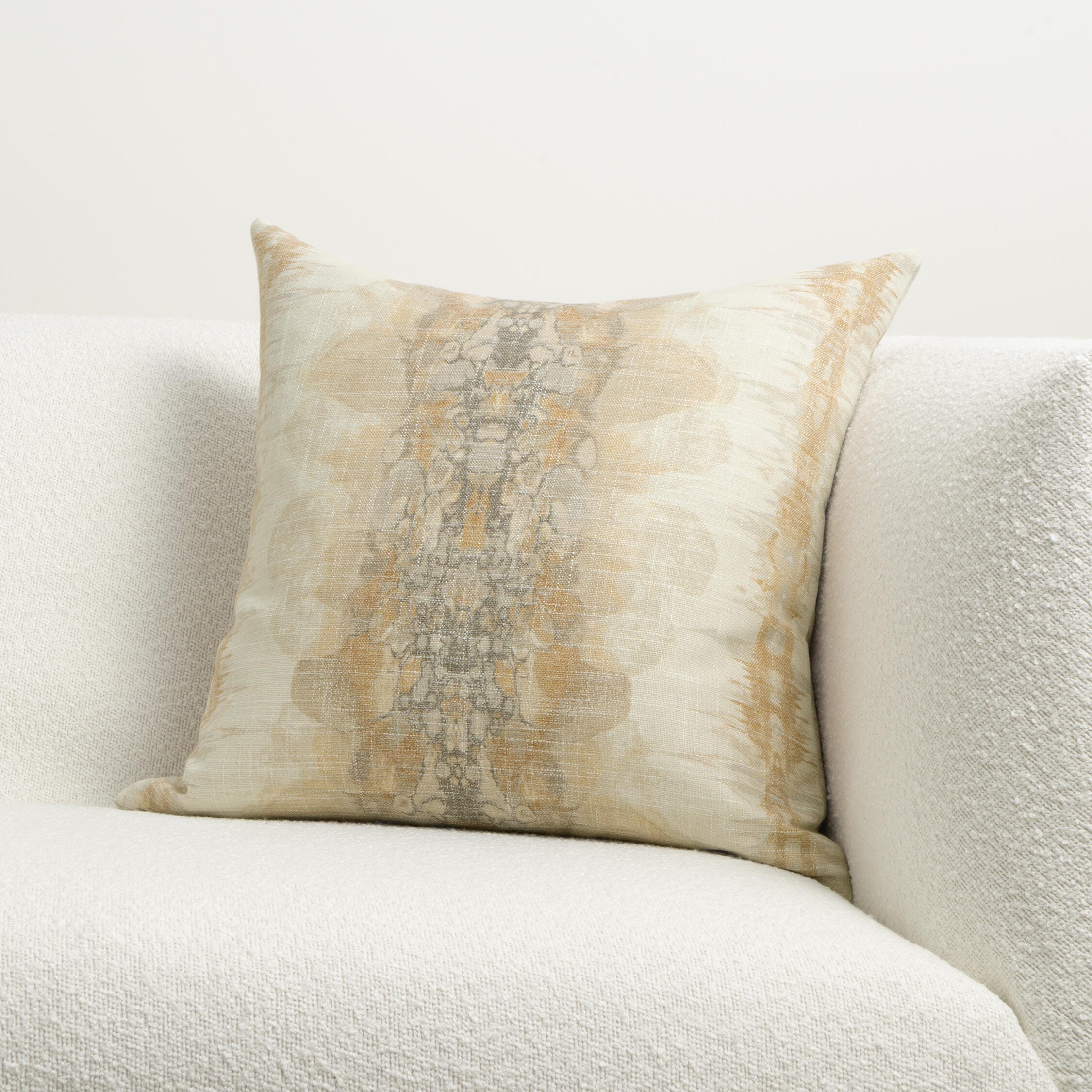 Ashley Luxe Lagos Honey 22 x 22 Throw Pillow, Honey, large
