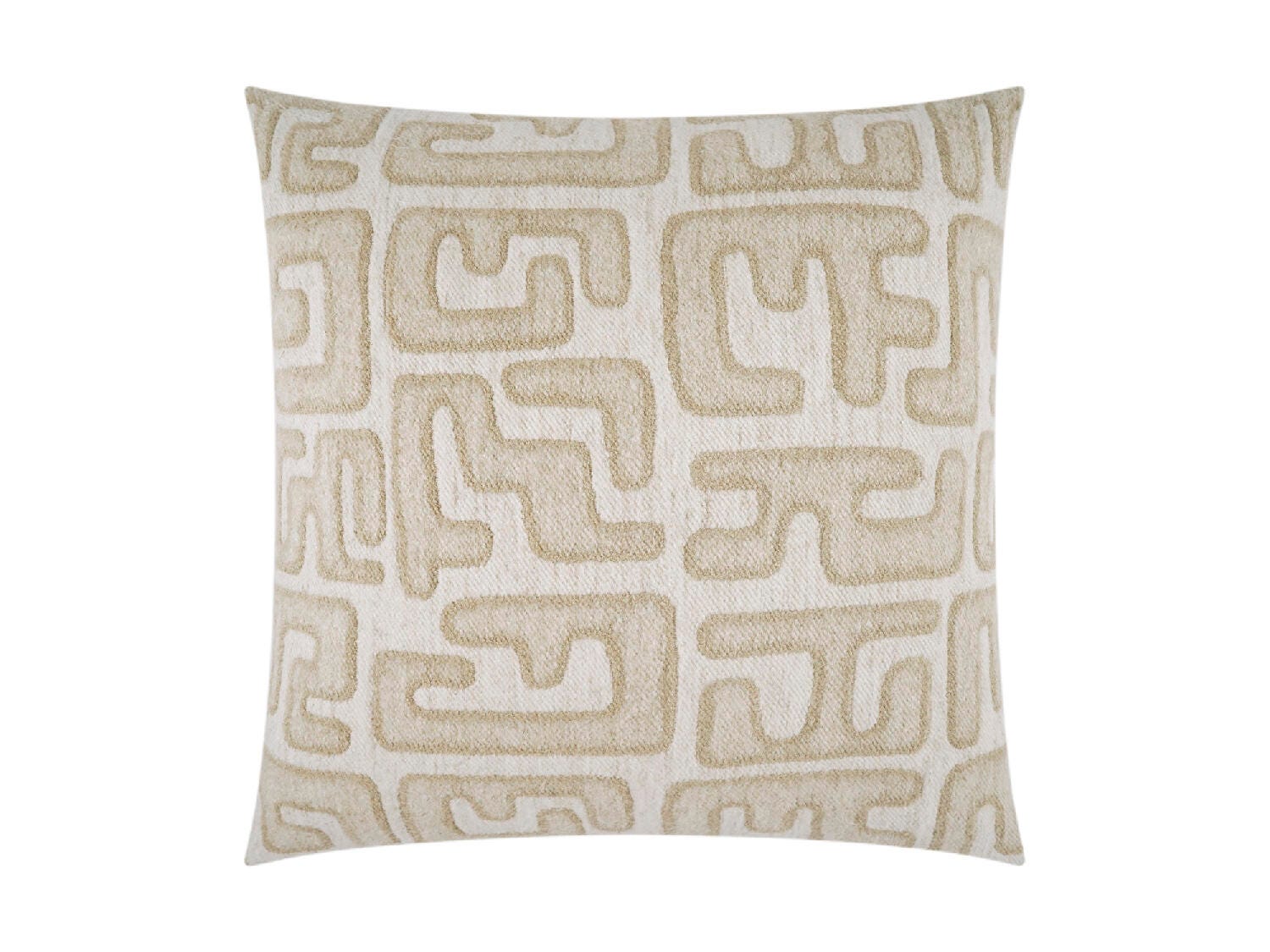 Ashley Luxe Bantu Linen 22 x 22 Throw Pillow, Linen, large