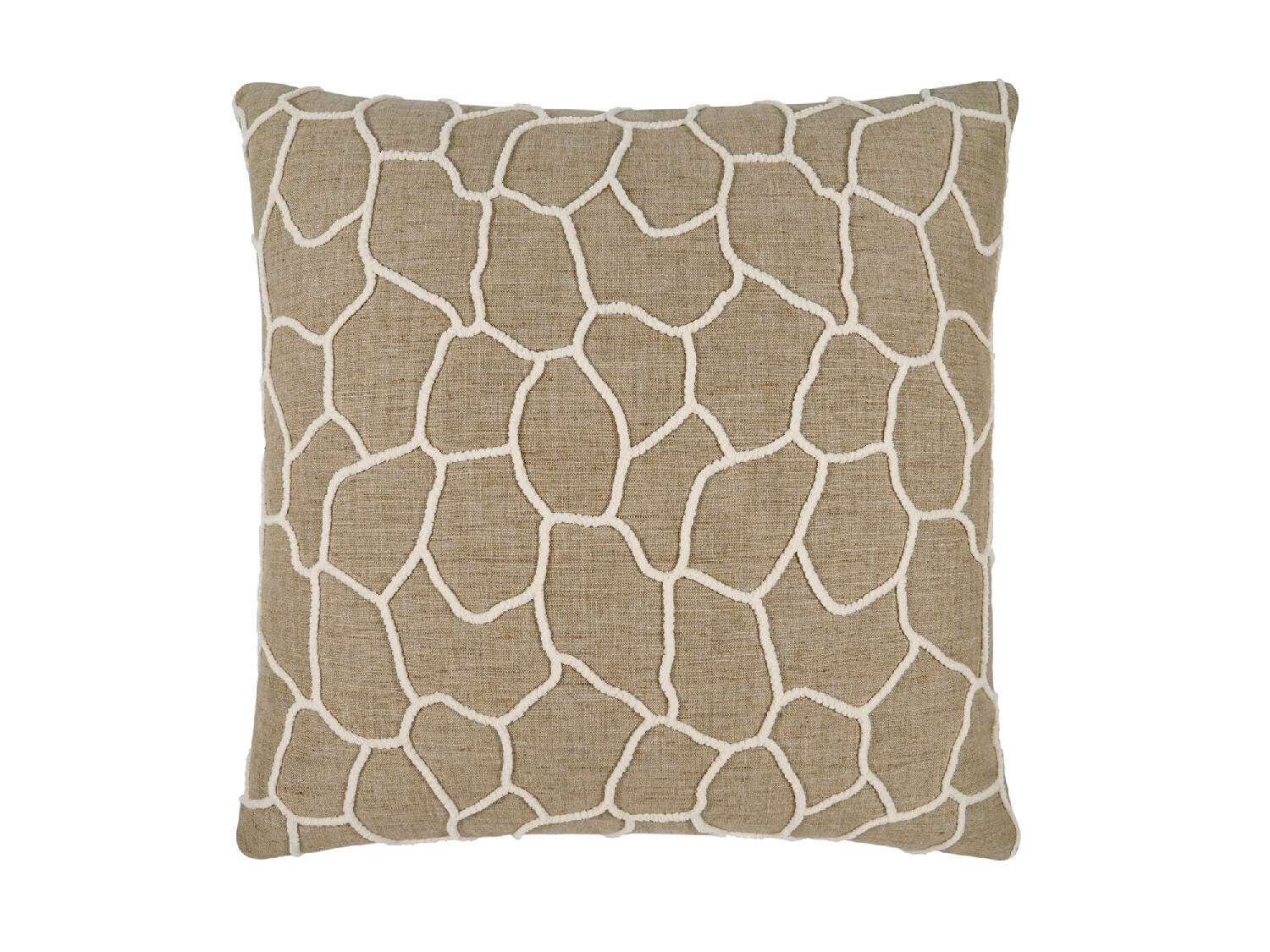 Ashley Luxe Alger Wheat 22 x 22 Throw Pillow, , large