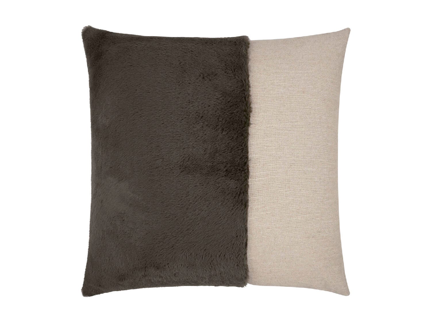 Ashley Luxe St. Moritz Grey Brown 22 x 22 Throw Pillow, Gray/Brown, large