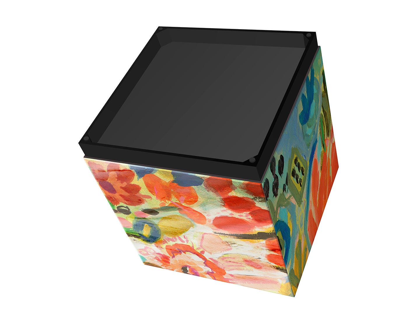 Empire Art Direct Secret Garden End Table, , large