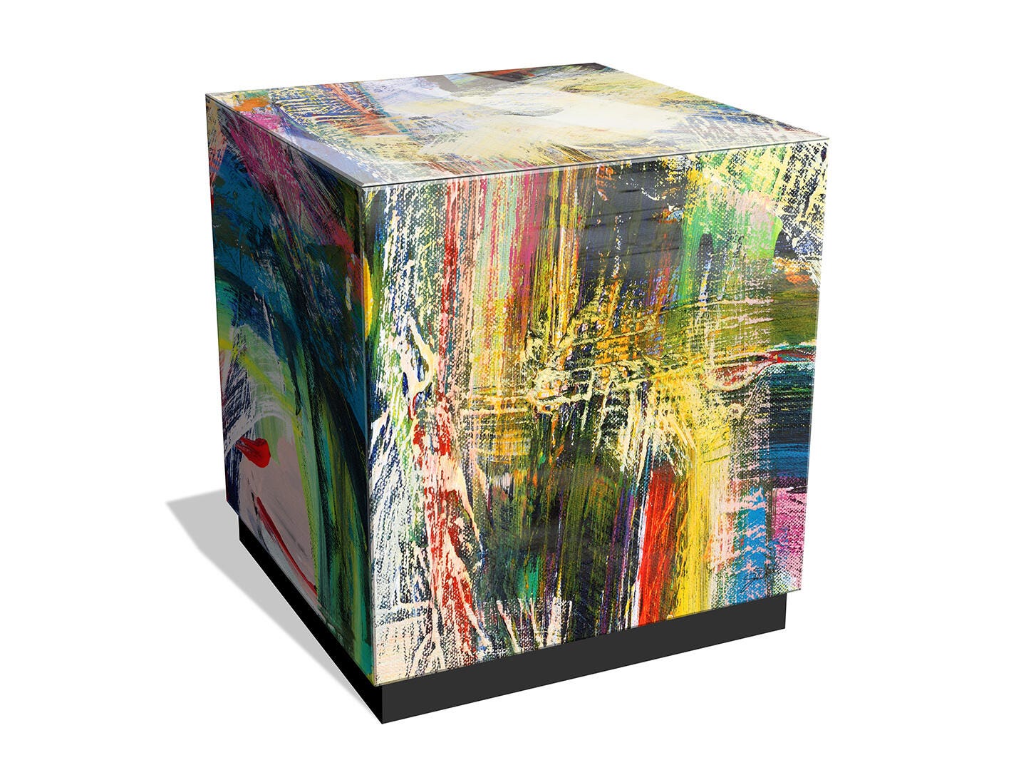 Empire Art Direct Graffiti Rock Star End Table
