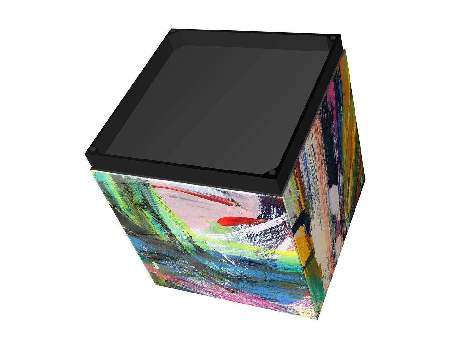 Empire Art Direct Graffiti Rock Star End Table, , large