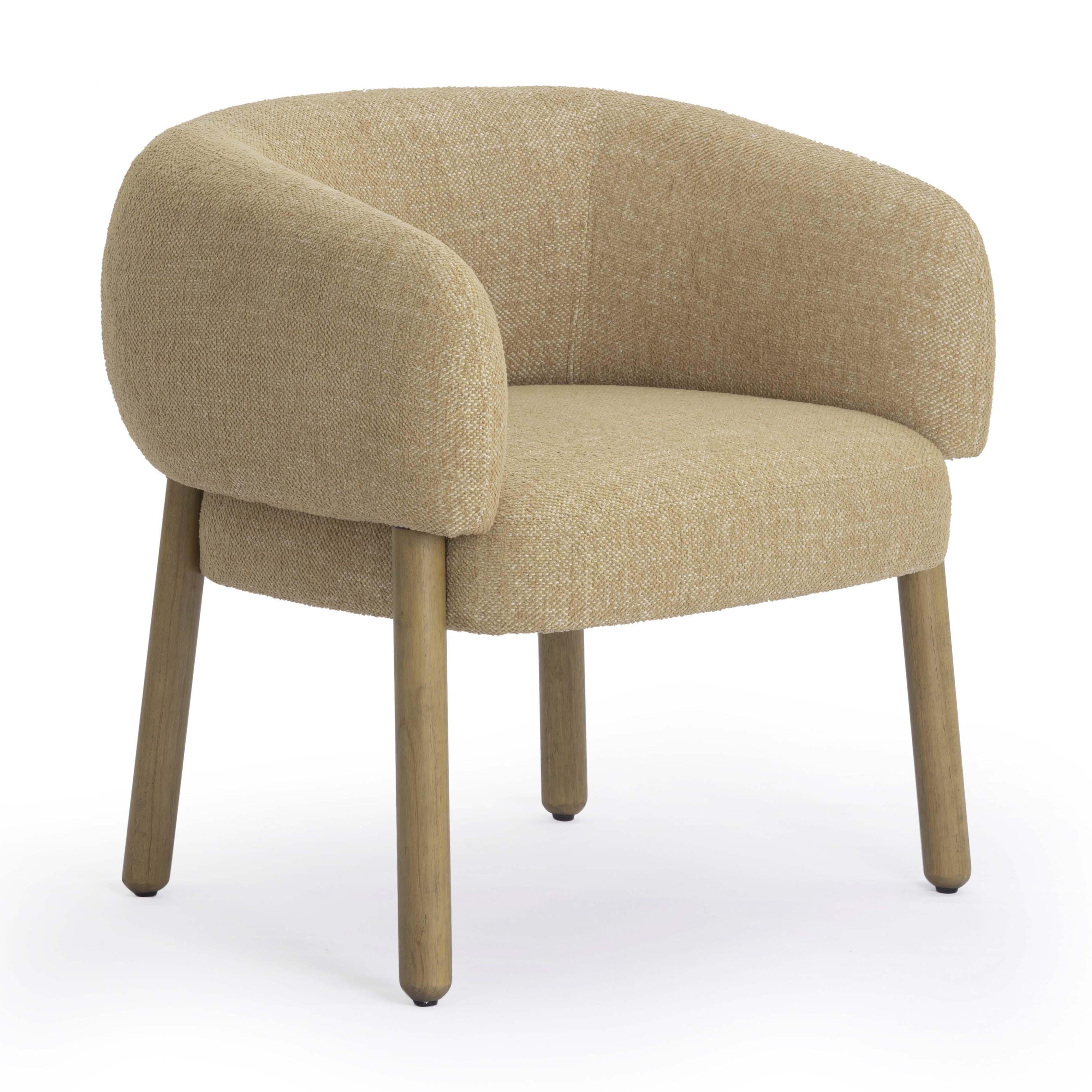 TOV Furniture Foxy Accent Chair, Honey, large