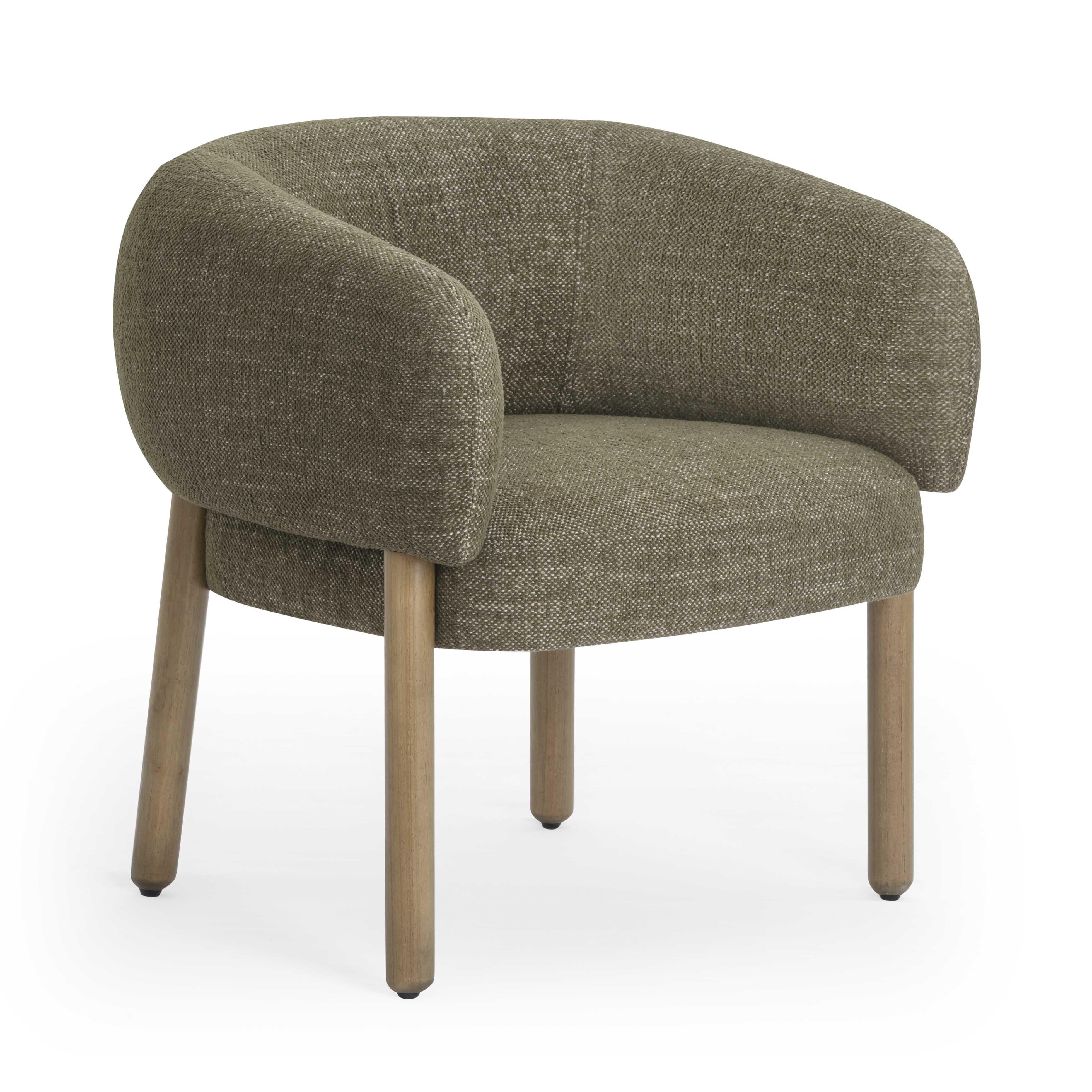 TOV Furniture Foxy Accent Chair, Olive Green, large