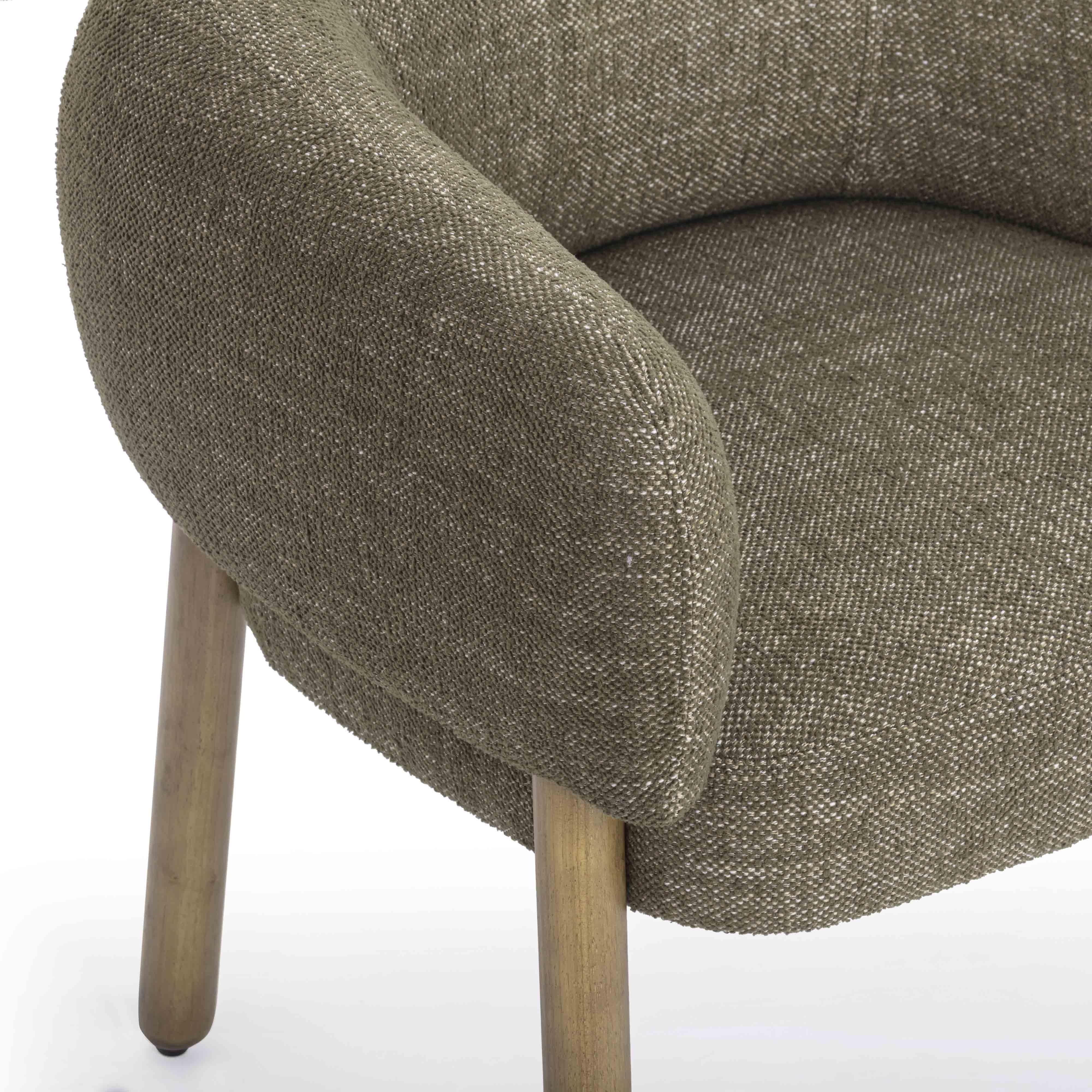 TOV Furniture Foxy Accent Chair, Olive Green, large