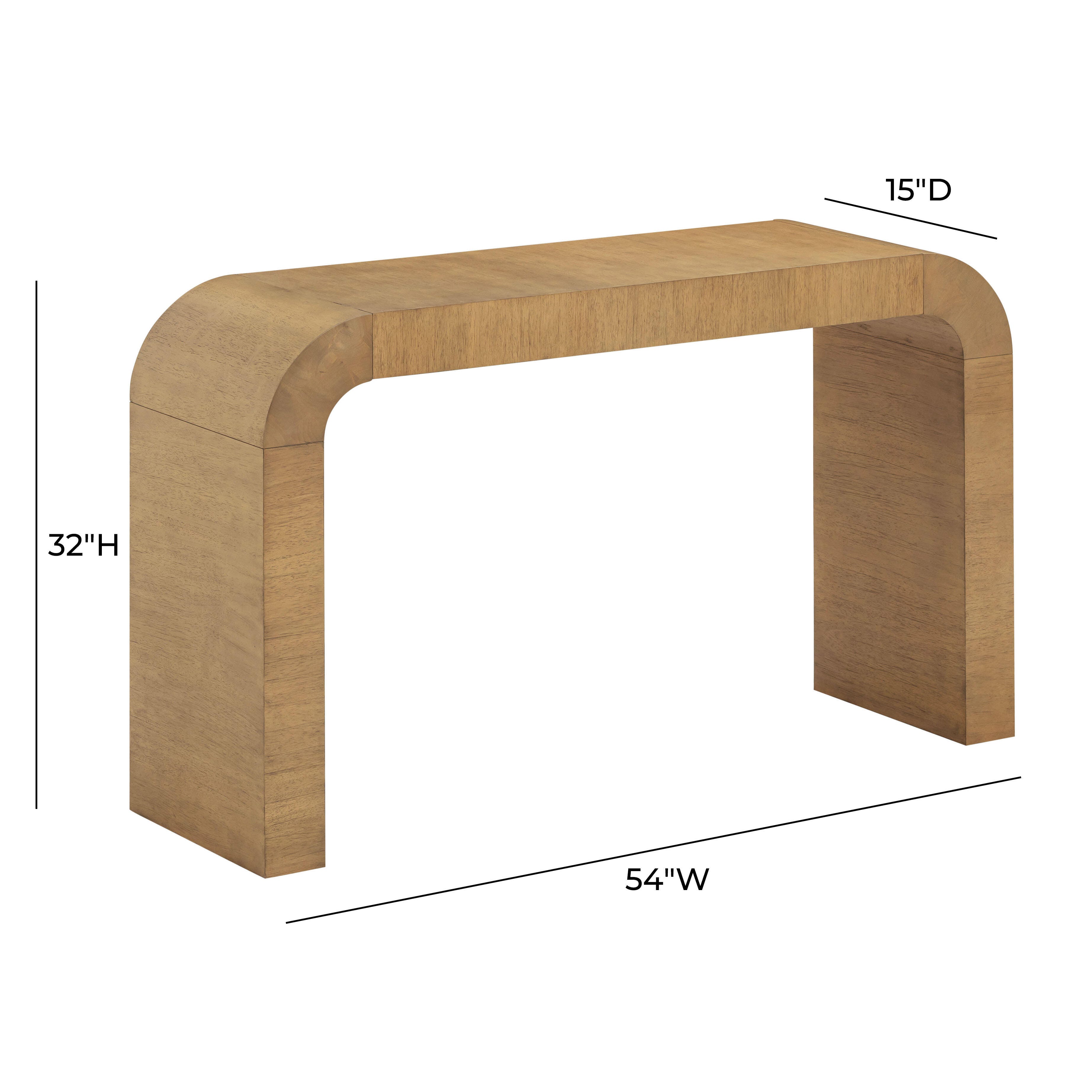 TOV Furniture Hump Console Table, , large