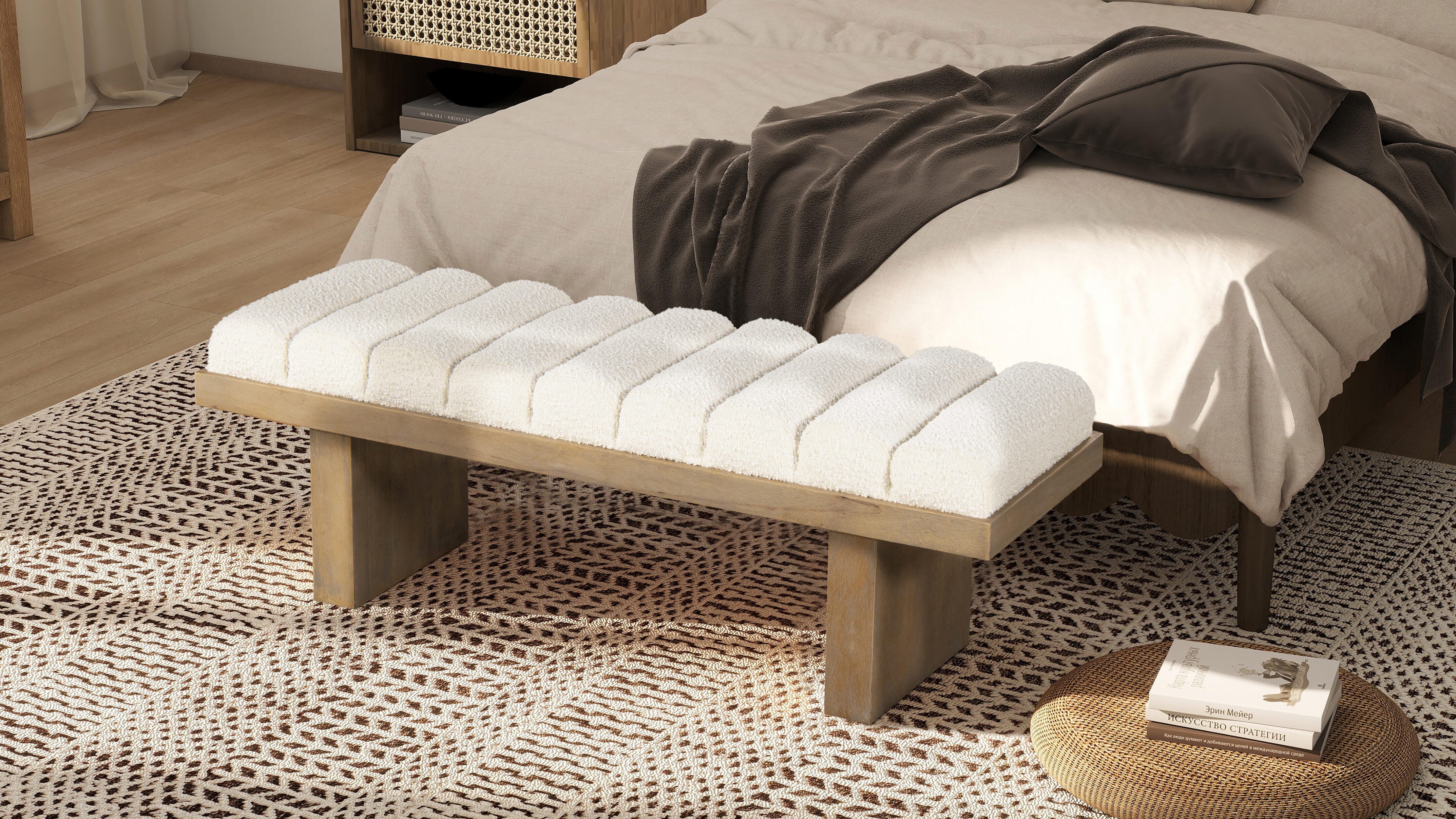 Jennifer Taylor Home Bella Accent Bench, , large