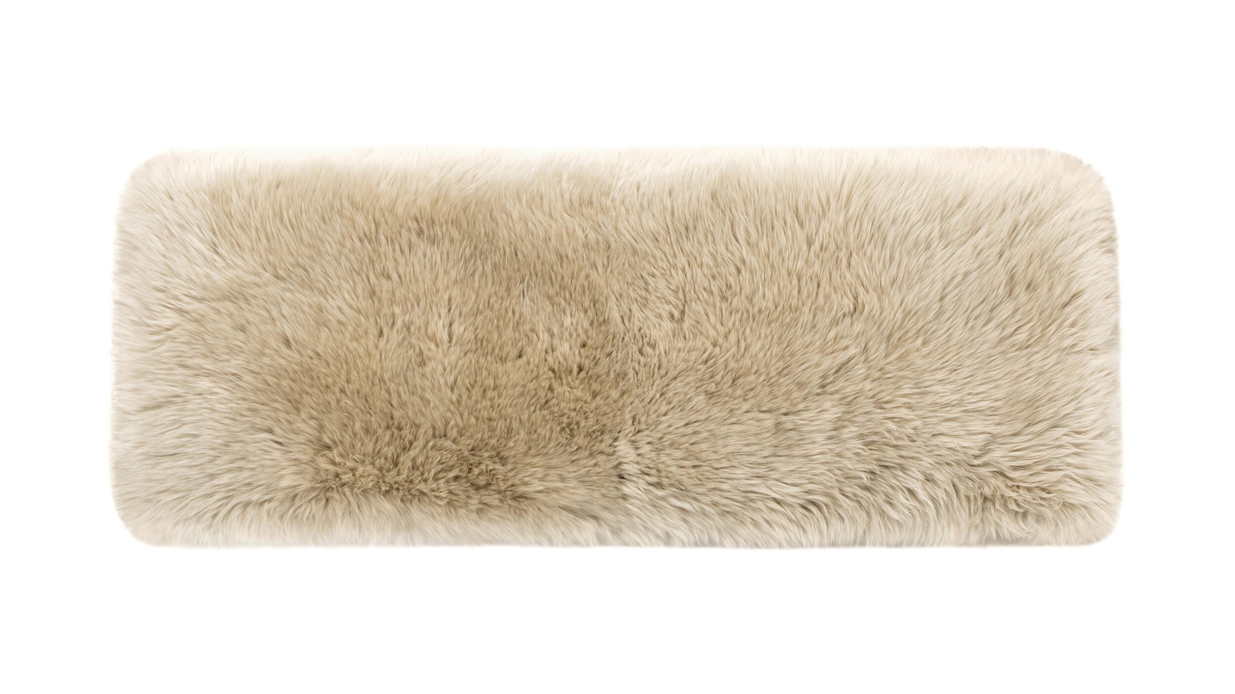 Jennifer Taylor Home Leda Sheepskin Fur Accent Bench, , large